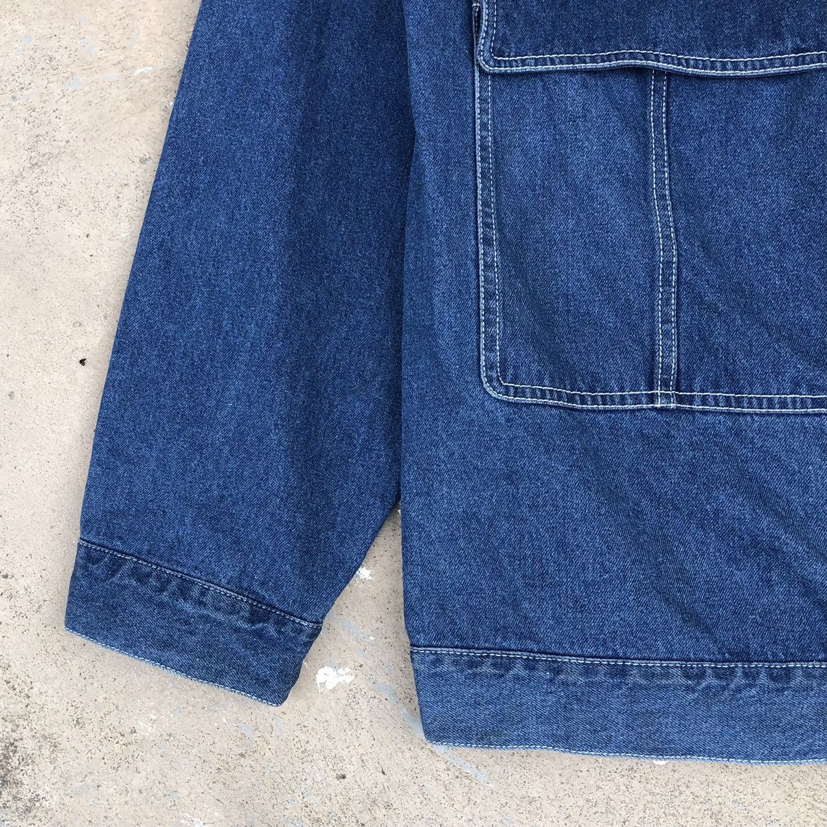 Vintage Vintage Minoya Co.Man Baggy Denim Jacket With Pockets Size US L / EU 52-54 / 3 - 4 Thumbnail