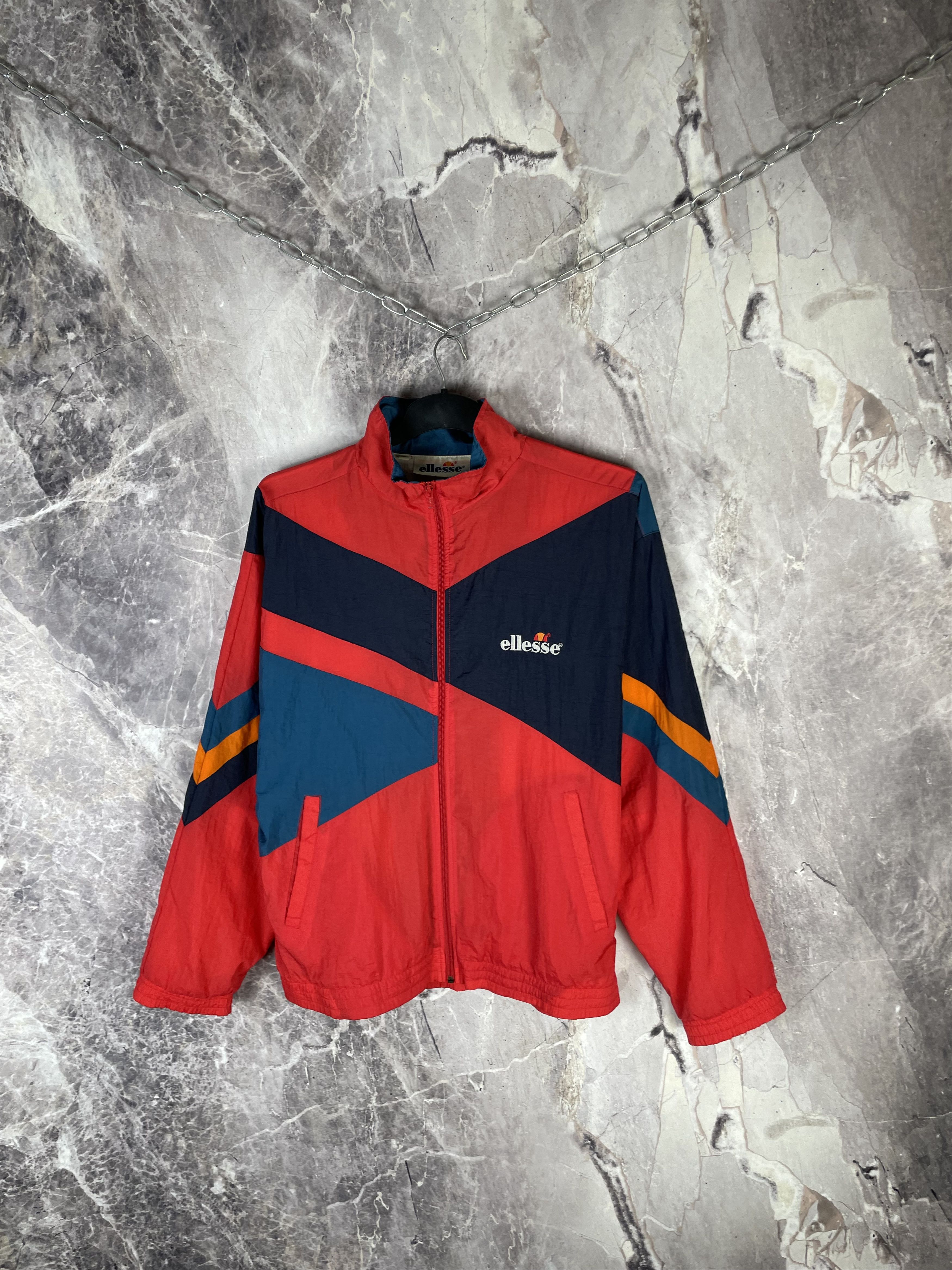 Ellesse Vintage 90s Ellesse Track Top Jacket Size US M / EU 48-50 / 2 - 2 Thumbnail