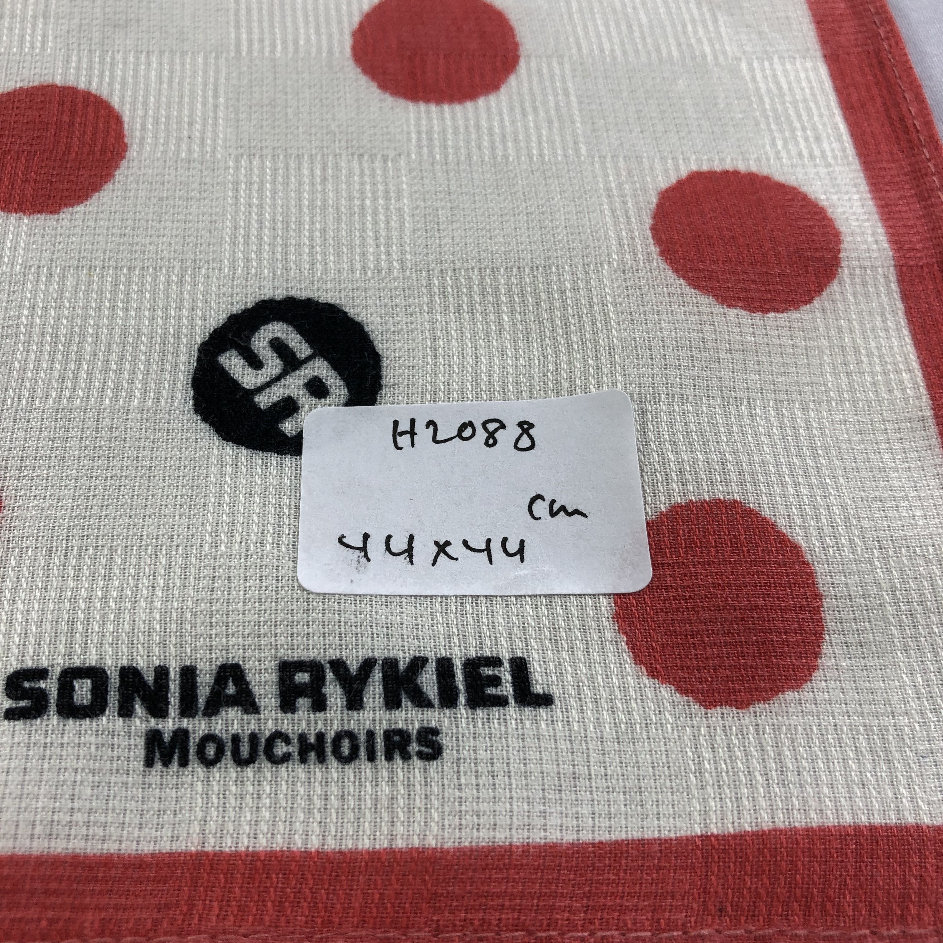 Sonia Rykiel × Vintage Sonia Rykiel Handkerchief Neckerchief Bandana H2088 Size ONE SIZE - 6 Thumbnail