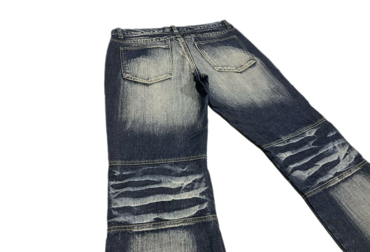 If Six Was Nine × Japanese Brand × Le Grande Bleu (L.G.B.) 🔥Sick Y2K Topism Mud Wash Flared Denim Size US 32 / EU 48 - 7 Thumbnail