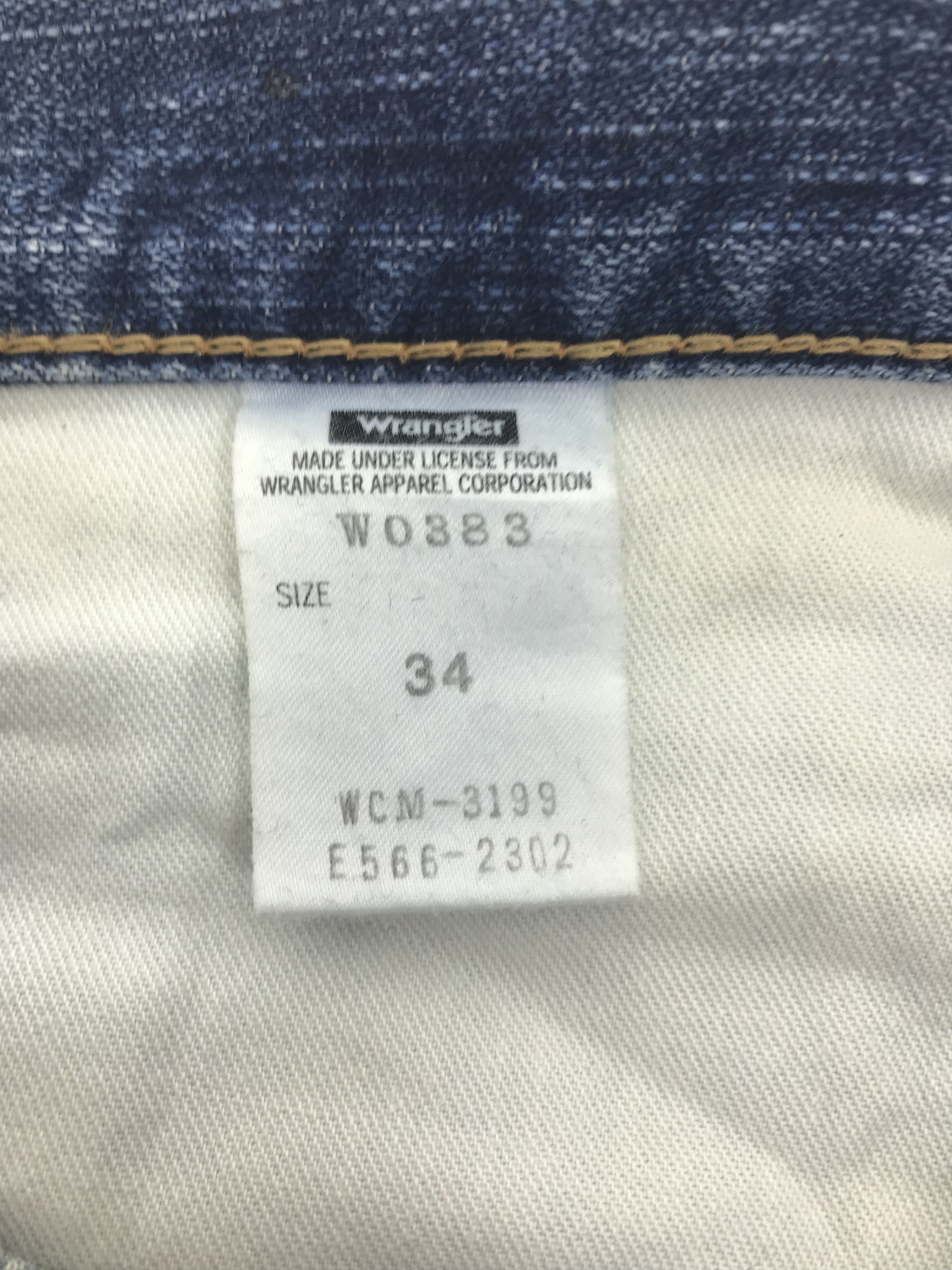 Wrangler Vintage Wrangler Blue Wash Distressed Jeans Size US 34 / EU 50 - 10 Thumbnail