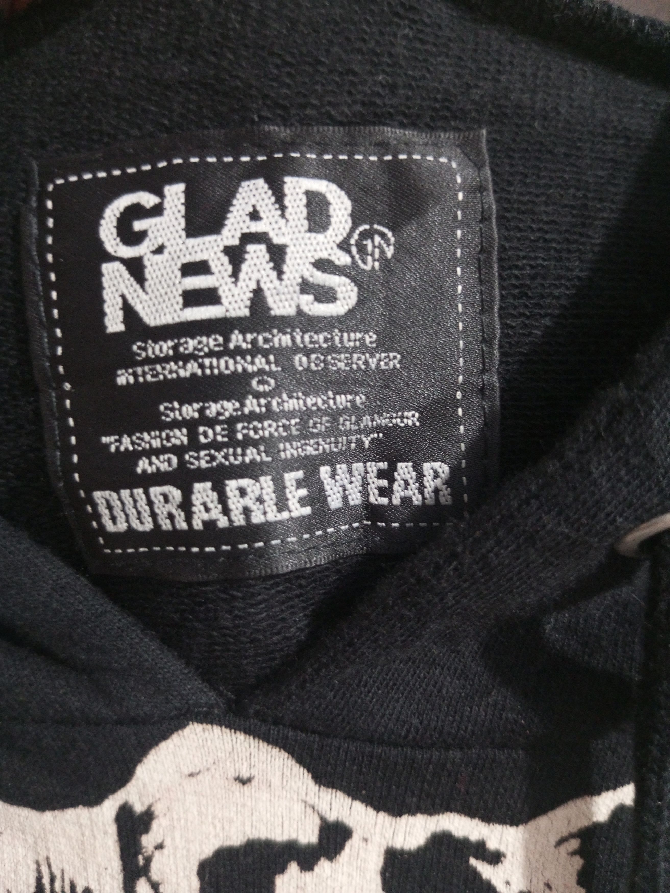Hysteric Glamour Japanese glad news punk skeleton studded bat hoodie Size US XL / EU 56 / 4 - 9 Thumbnail