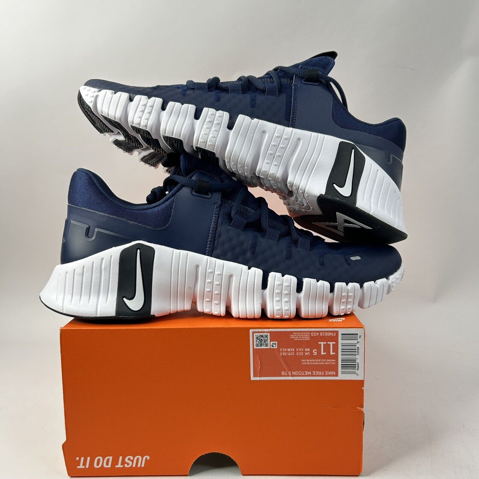 Nike Nike Free Metcon 5 TB “College Navy White” 2024 Size US 11.5 / EU 44-45 - 1 Thumbnail