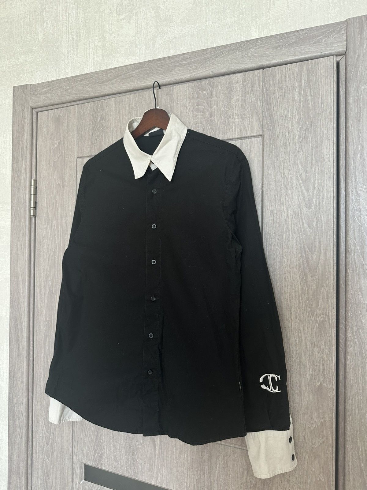 Just Cavalli × Vintage × oMA STUDIOS Just cavalli black shirts Size US L / EU 52-54 / 3 - 2 Thumbnail