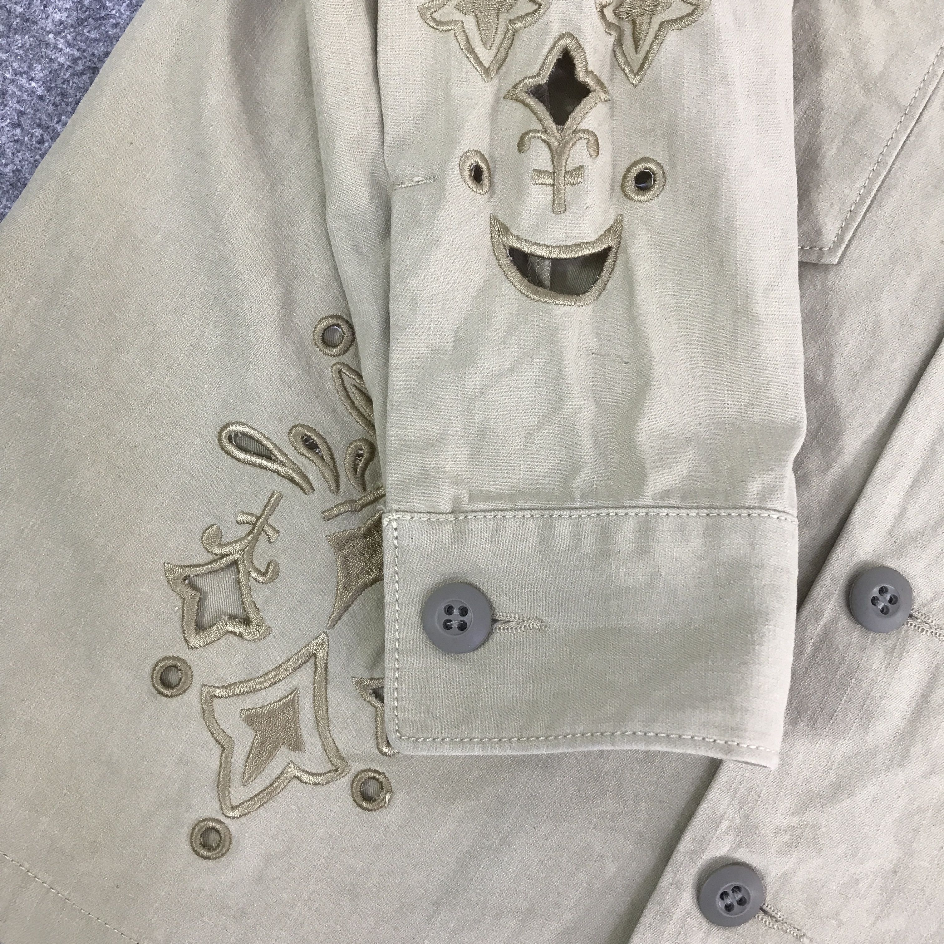 Japanese Brand Rna x u.s army design button jacket K114B19 Size US L / EU 52-54 / 3 - 7 Thumbnail