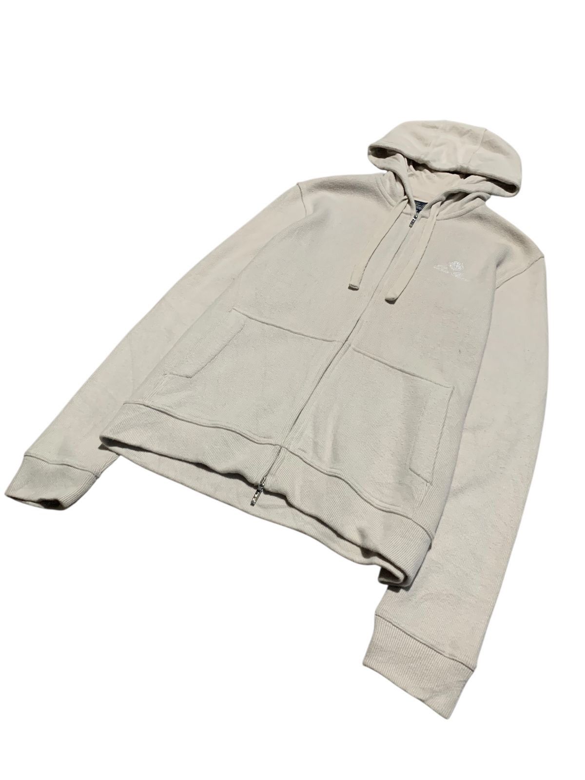 Loro Piana Loro Piana double zipper hoodie in beige Size S / US 4 / IT 40 - 4 Thumbnail