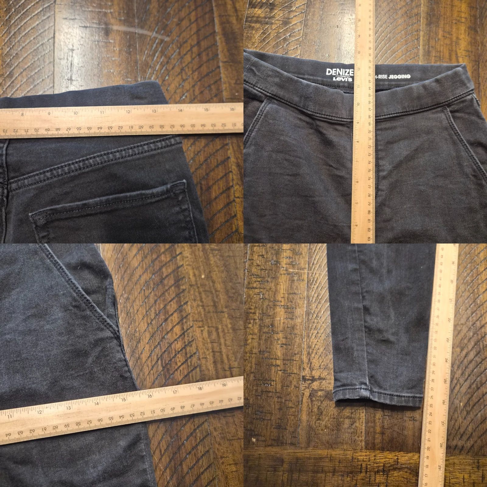 Denizen Denizen from Levis Jeans Black High Rise Jegging Pull On Womens Small 27x26 Size 27" / US 4 / IT 40 - 8 Thumbnail