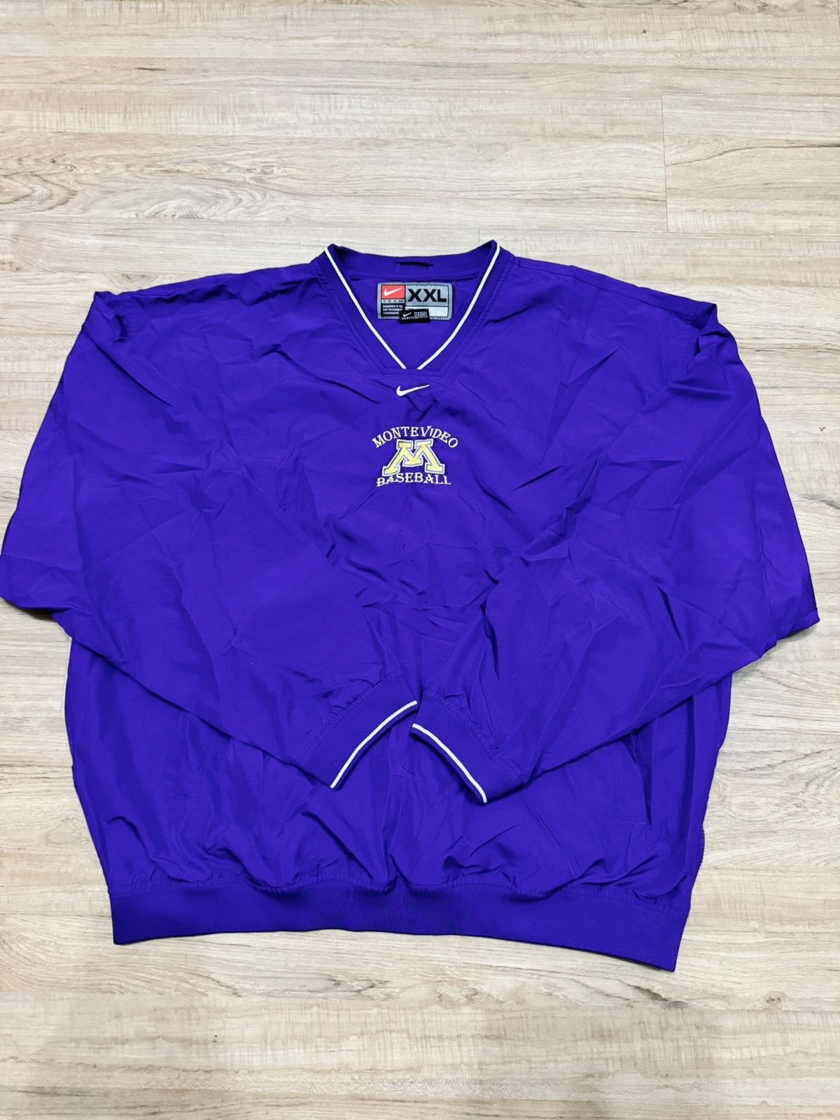 image of Mlb x Nike Vintage Nike Center Swoosh Sweater in Purple, Men's (Size 2XL)