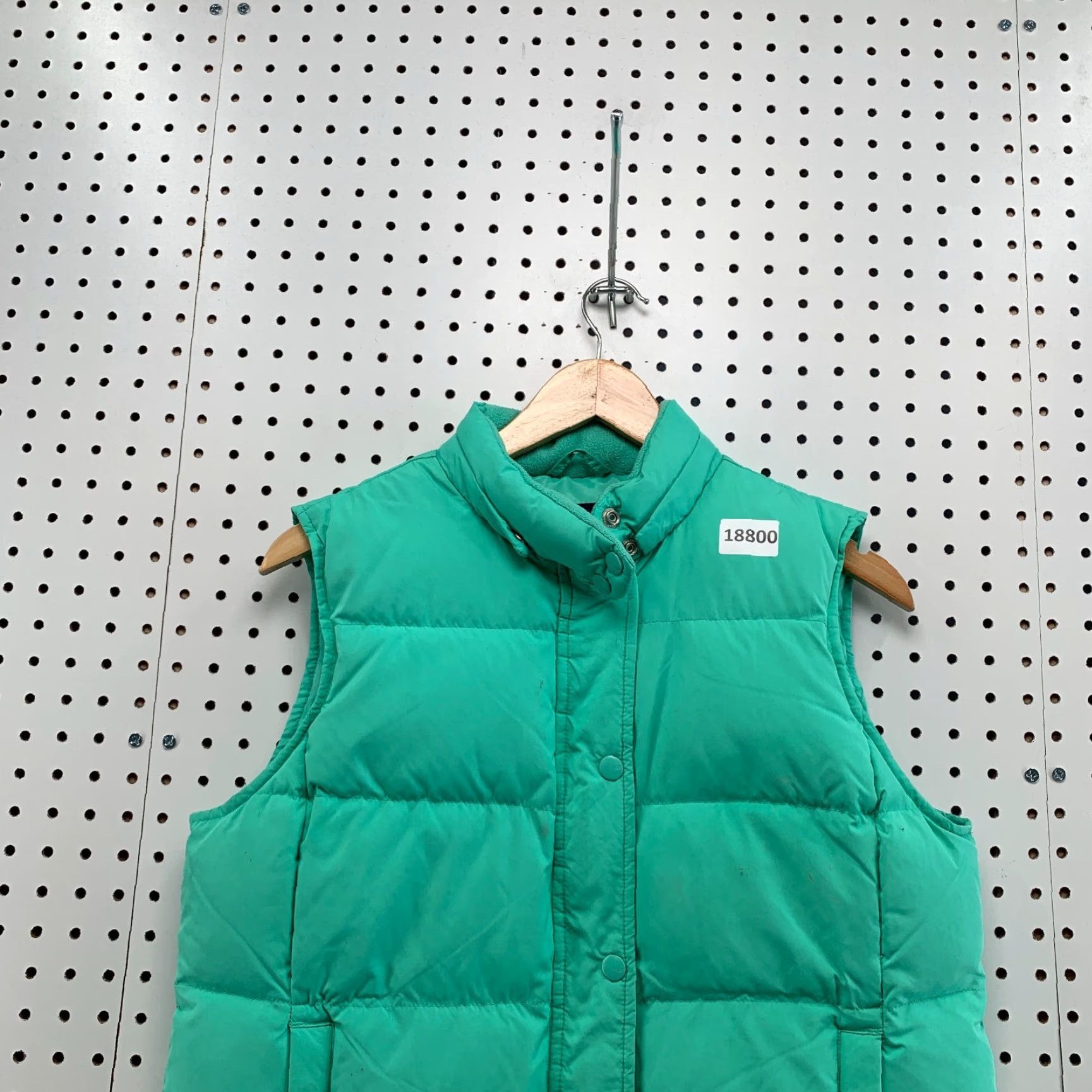 Gap VINTAGE Gap Puffer DOWN Vest Sleeveless Teal Green Womens Medium Full Zip 20X24 Size M / US 6-8 / IT 42-44 - 2 Thumbnail