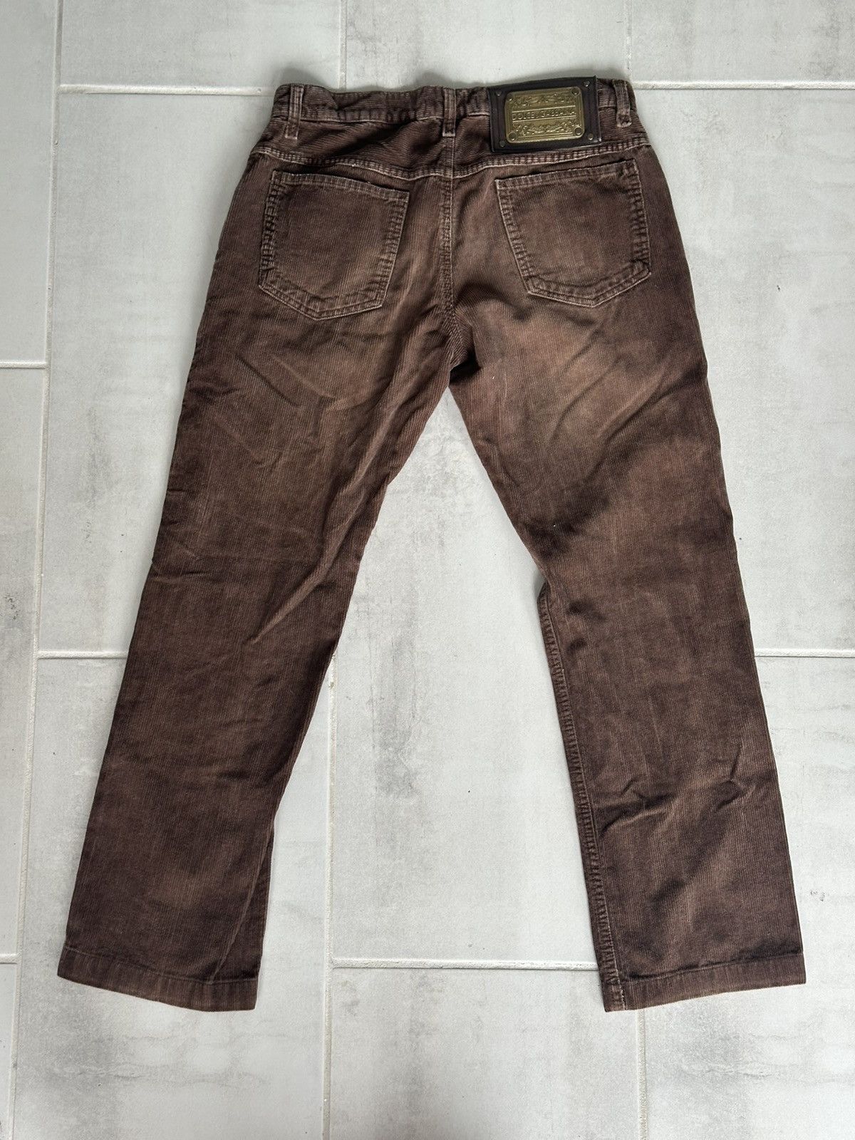 Dolce & Gabbana Dolce & Gabbana Vintage Corduroy Pants Size 32" / US 10 / IT 46 - 7 Thumbnail