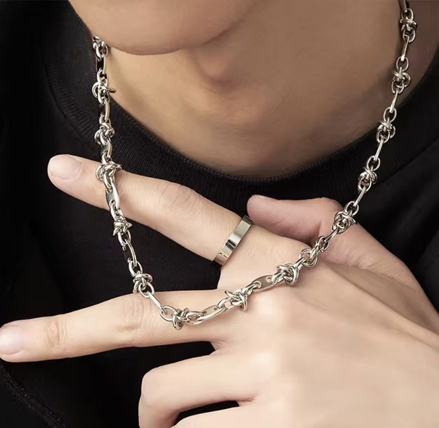 Jewelry Steel Splicing Clavicle Necklace Size ONE SIZE - 2 Thumbnail