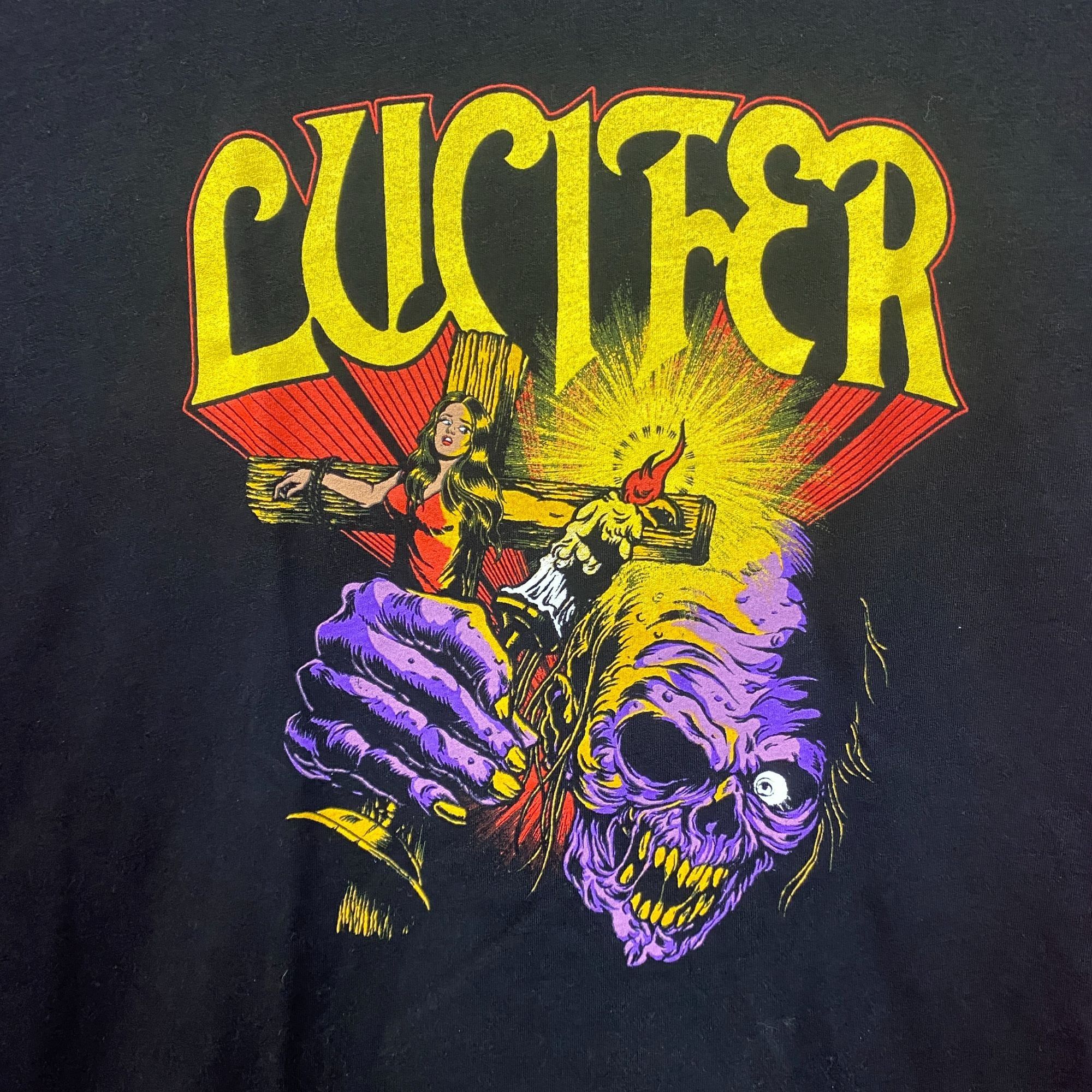 Band Tees Lucifer Crucifix I Burn For You T-Shirt medium Size US M / EU 48-50 / 2 - 2 Thumbnail