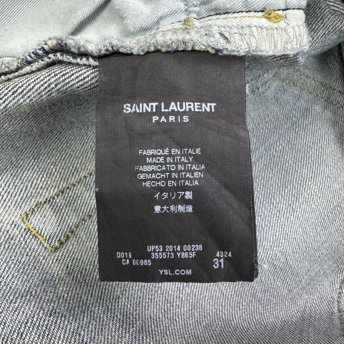 Saint Laurent Paris SAINT LAURENT PARIS FW14 BLUE D02 DENIM Size US 31 - 4 Thumbnail