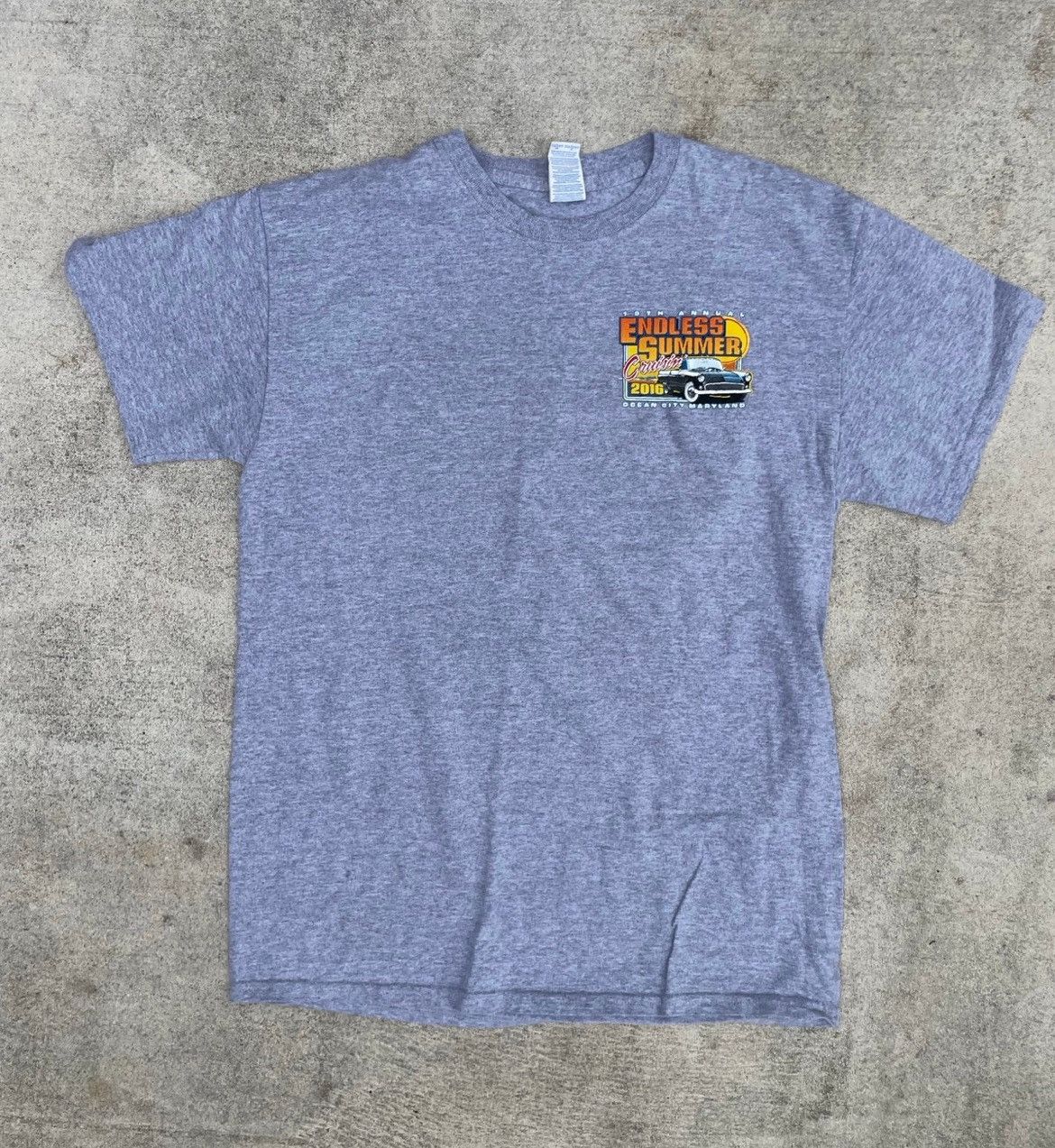 Gildan Endless Summer Cruisin’ 2016 T-Shirt Ocean City Maryland Size US M / EU 48-50 / 2 - 2 Thumbnail