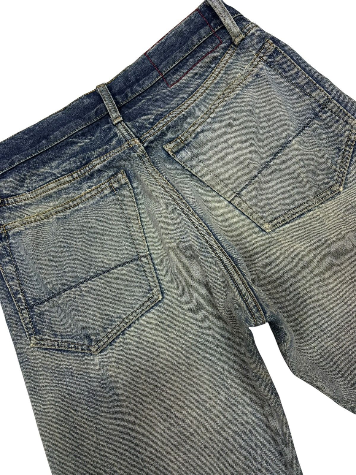 *A VONTADE × If Six Was Nine Vtg A Vontade Kazuyuki Yamakawa Distressed Selvedge Jeans Size US 30 / EU 46 - 9 Thumbnail