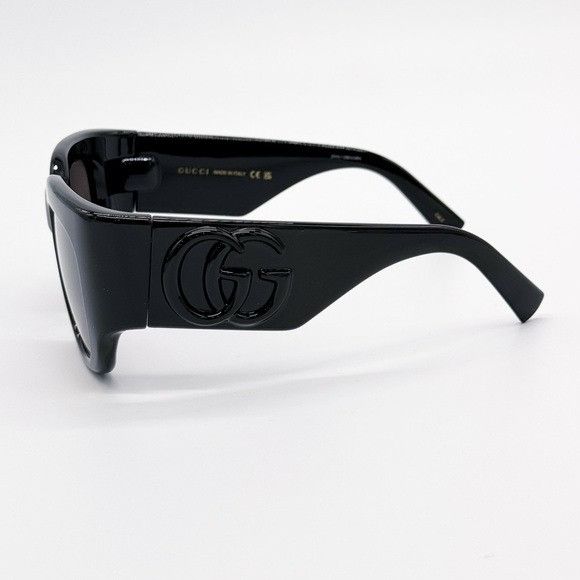 Gucci NEW GG1545S 001 GUCCI BLACK OVERSIZED WOMEN SUNGLASSES GG 15 Size ONE SIZE - 8 Thumbnail