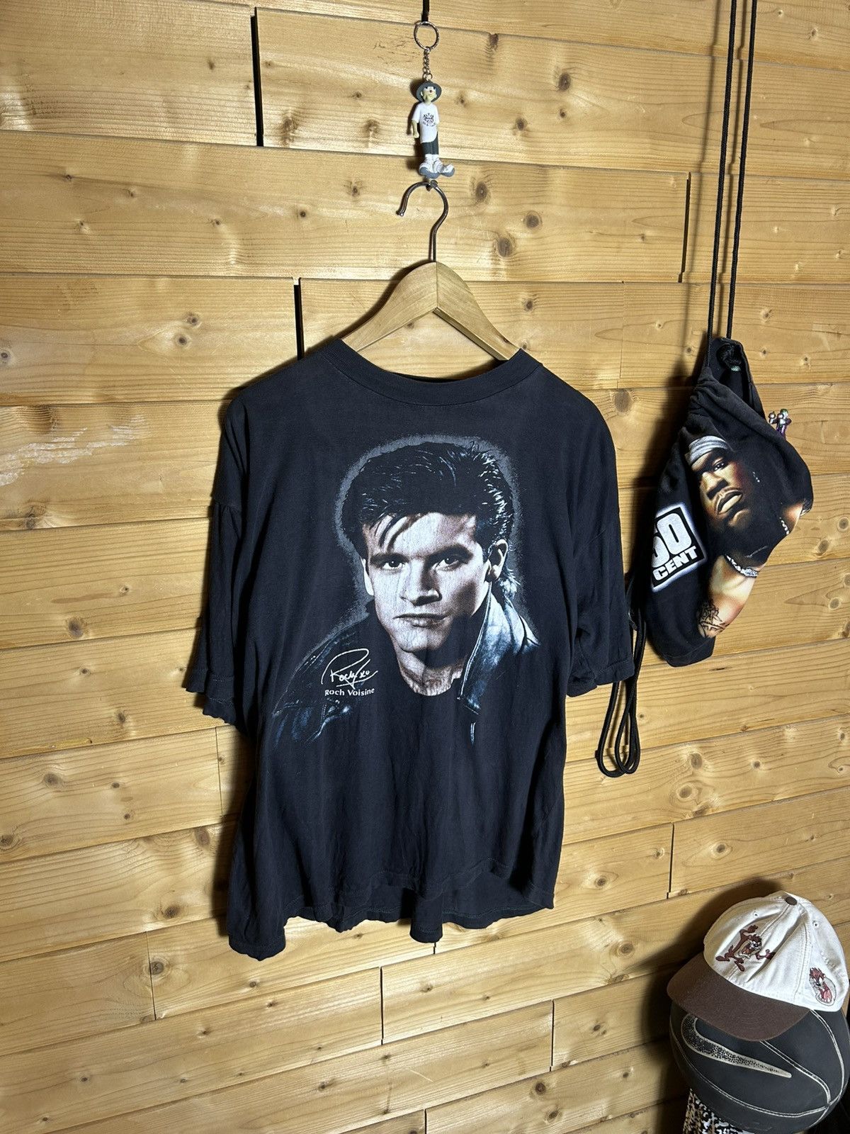 Vintage Vintage 90s Roch Voisine faded t shirt Size US XL / EU 56 / 4 - 1 Thumbnail