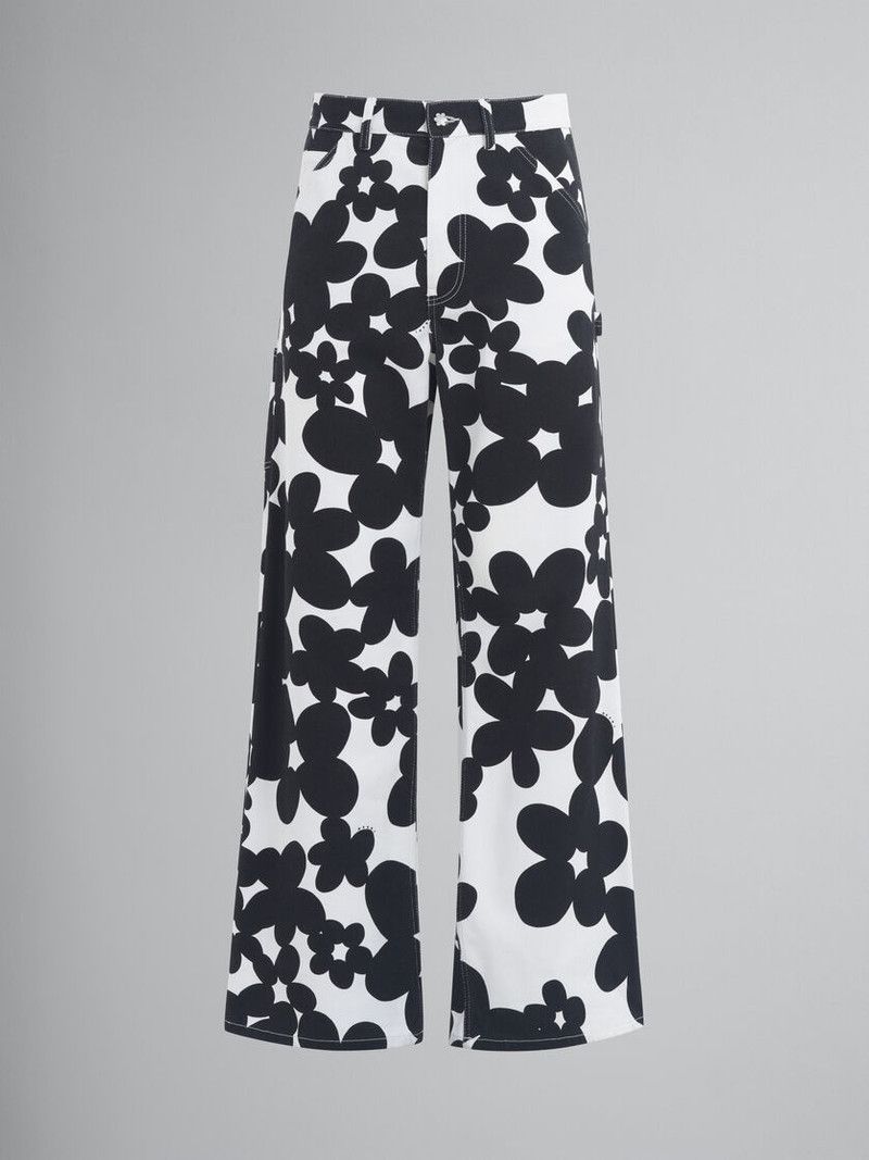 Marni o1w1db10526 Pants in Black Size US 30 / EU 46 - 1 Thumbnail