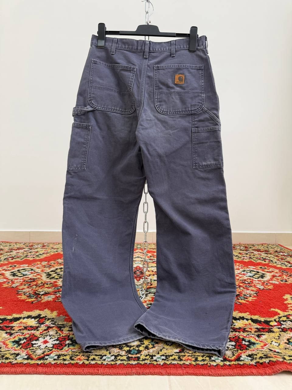 Carhartt Vintage Streetwear 90s Carhartt Double Knee Denim Pants Size US 32 / EU 48 - 5 Thumbnail