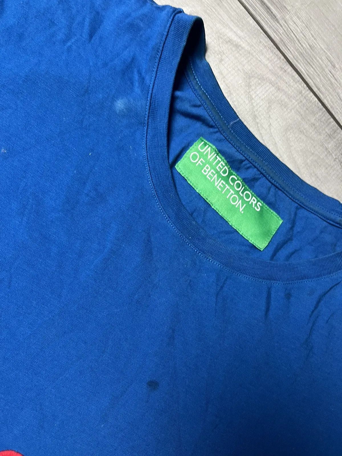 Benetton Benetton T-shirt box logo size Medium Size US M / EU 48-50 / 2 - 4 Thumbnail
