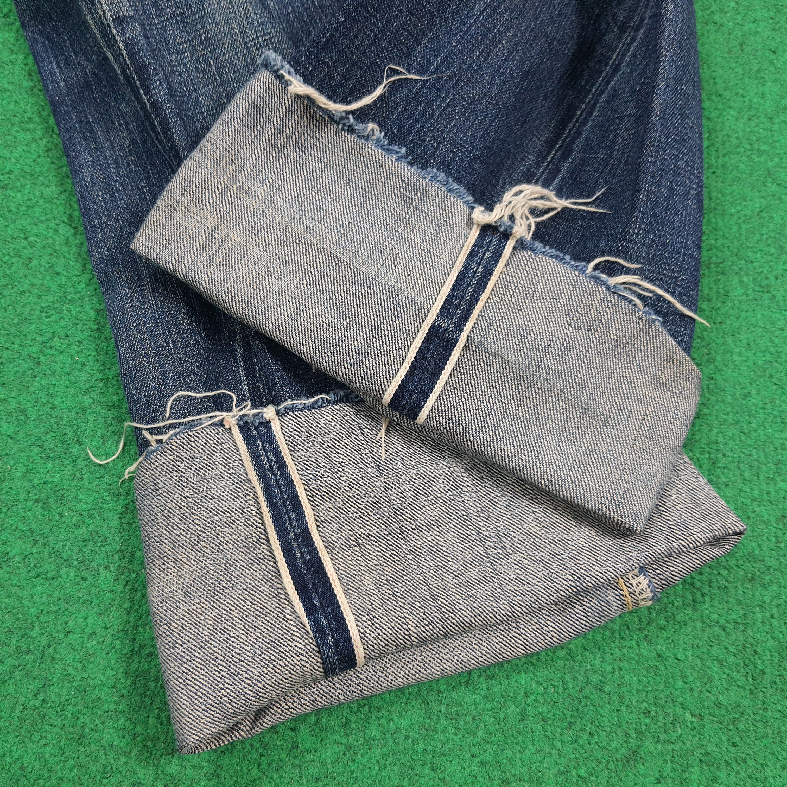 The Real McCoy's Vintage Joe McCoy 901 Selvedge Denim Repro Jeans E1N37 Size US 29 - 7 Thumbnail
