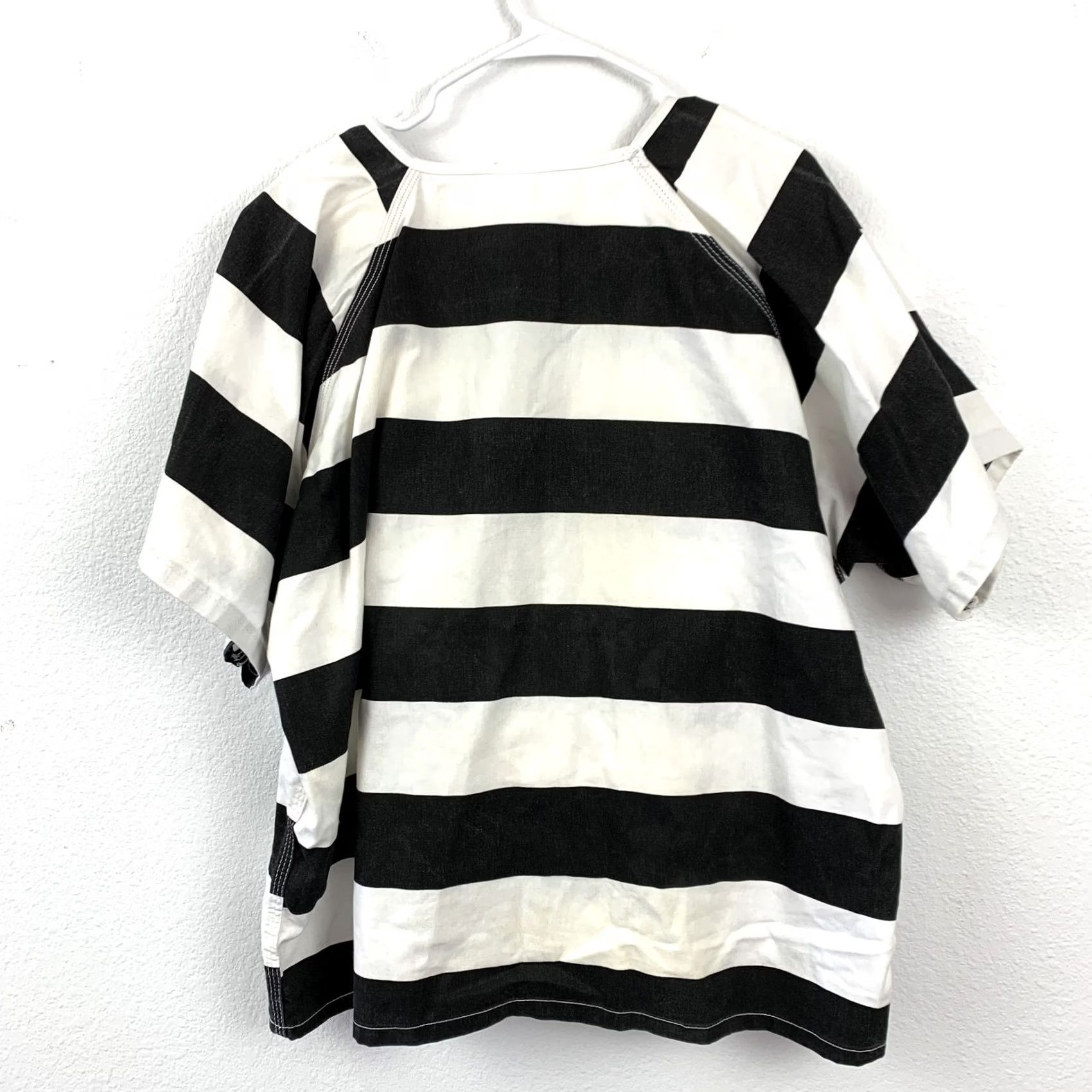 Vintage VINTAGE Prisoner Uniform XL Black White Stripes Shirt Pants USA Waco Texas Size US XL / EU 56 / 4 - 4 Thumbnail
