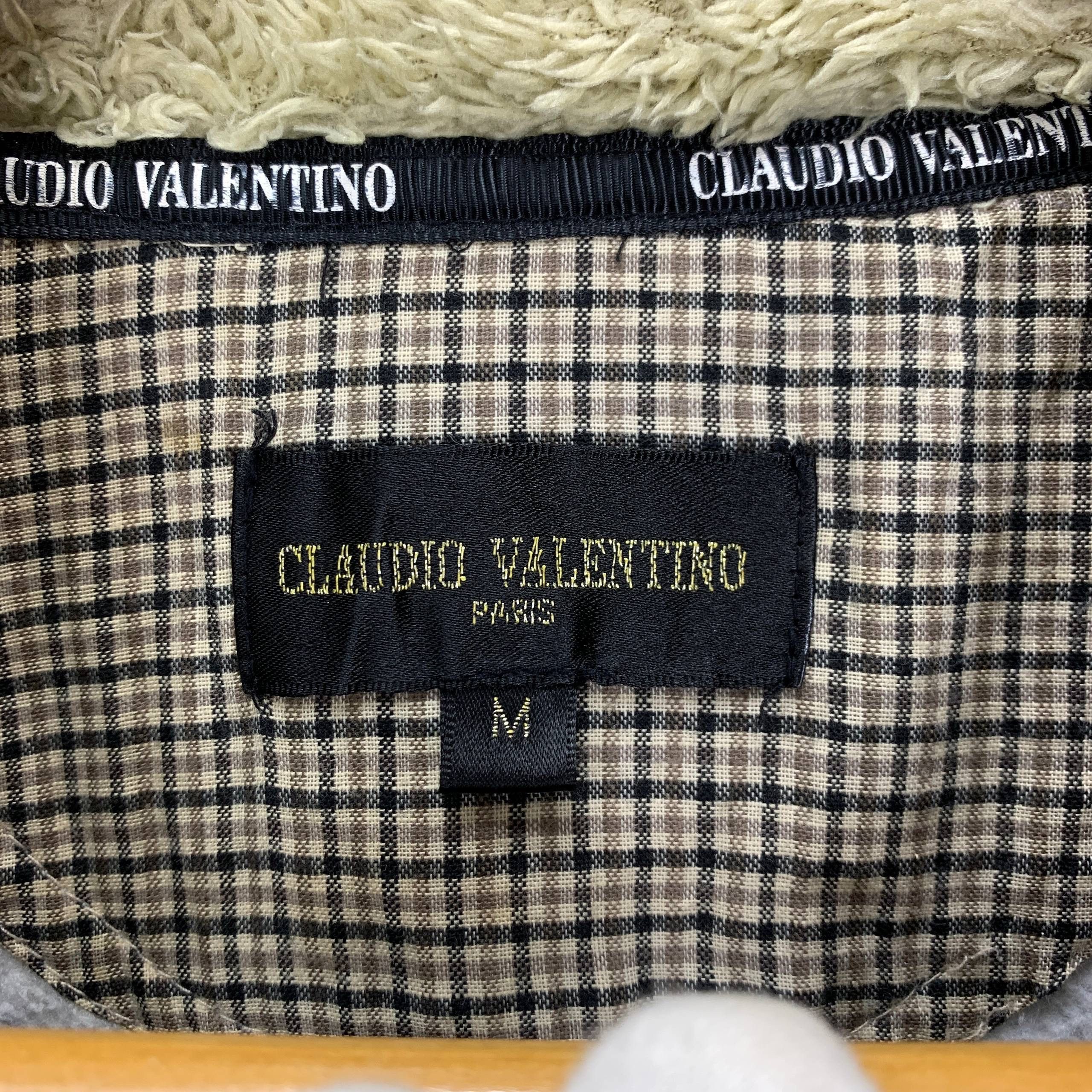 Other CLAUDIO VALENTINO Fur Collar Sweatshirt #2593/X Size US M / EU 48-50 / 2 - 12 Thumbnail