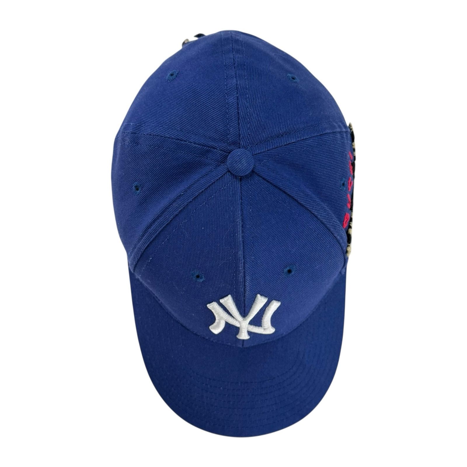 Gucci Gucci Blue Butterfly Yankees Baseball Cap Size ONE SIZE - 7 Thumbnail