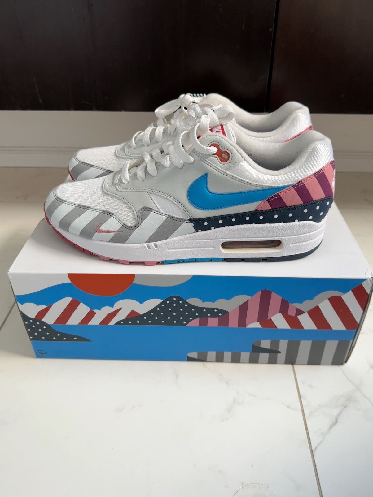 Nike Nike Air Max 1 Parra Size US 9 / EU 42 - 3 Thumbnail