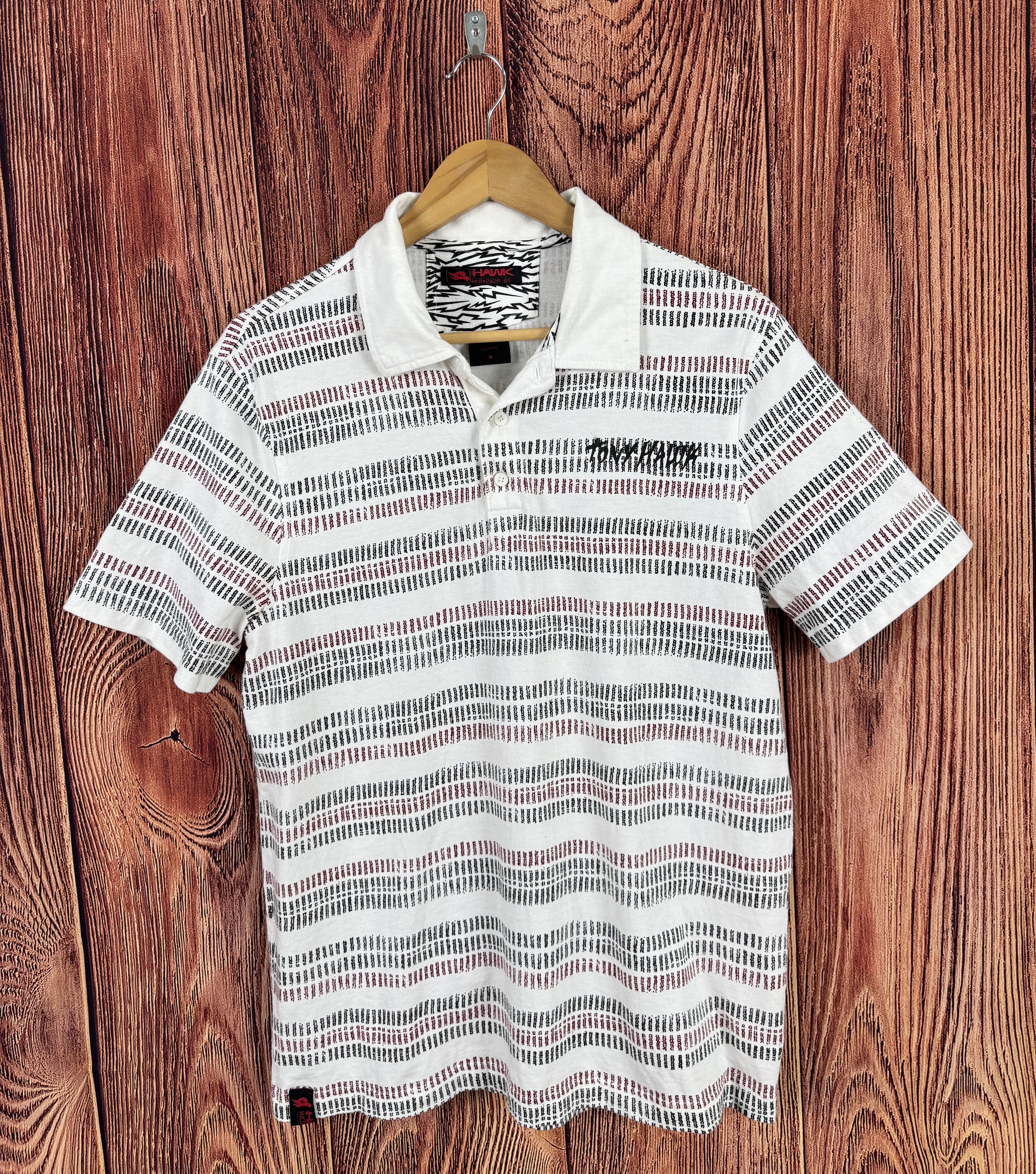 Tony Hawk Vintage TONY HAWK Skateboarding Polo Multilogo Size US M / EU 48-50 / 2 - 1 Thumbnail