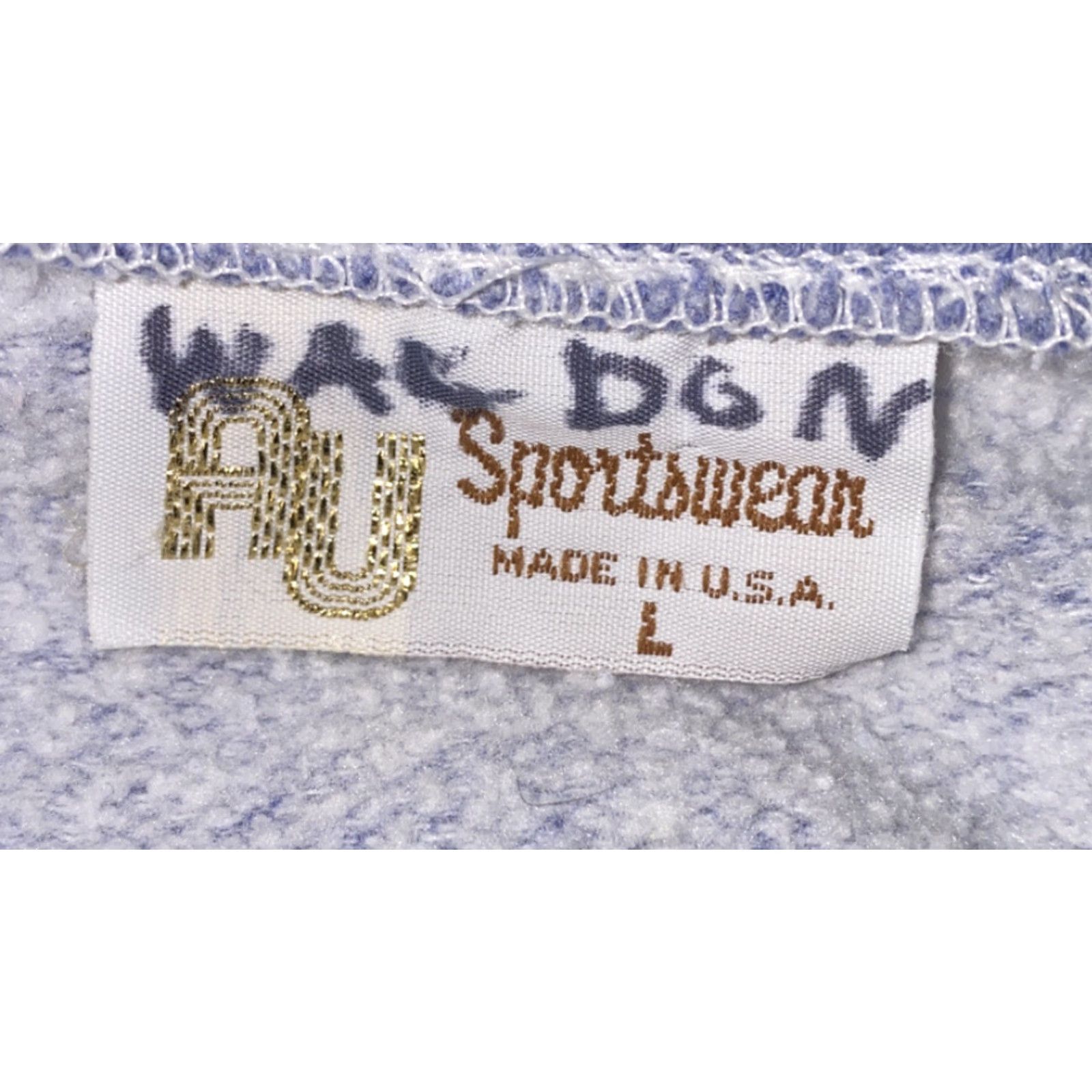 Augusta Sportswear VINTAGE AU Sportswear Sweatshirt Men L Blue/White Spokane WA Fleece Lined Pullover USA Made Size US L / EU 52-54 / 3 - 5 Thumbnail