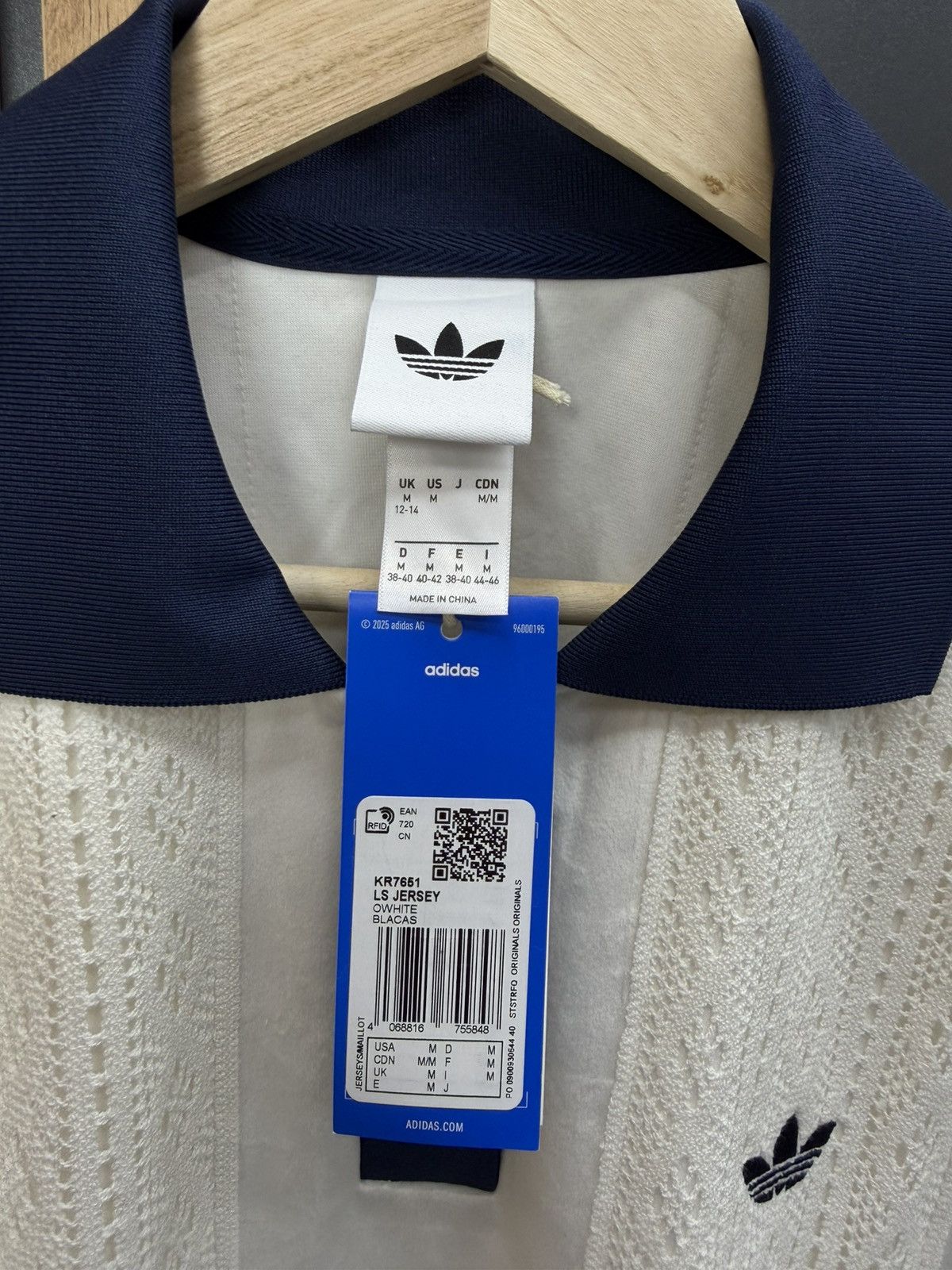 Adidas Adidas Winterised Longsleeve Soccer Jersey White Size M Size M / US 6-8 / IT 42-44 - 6 Thumbnail