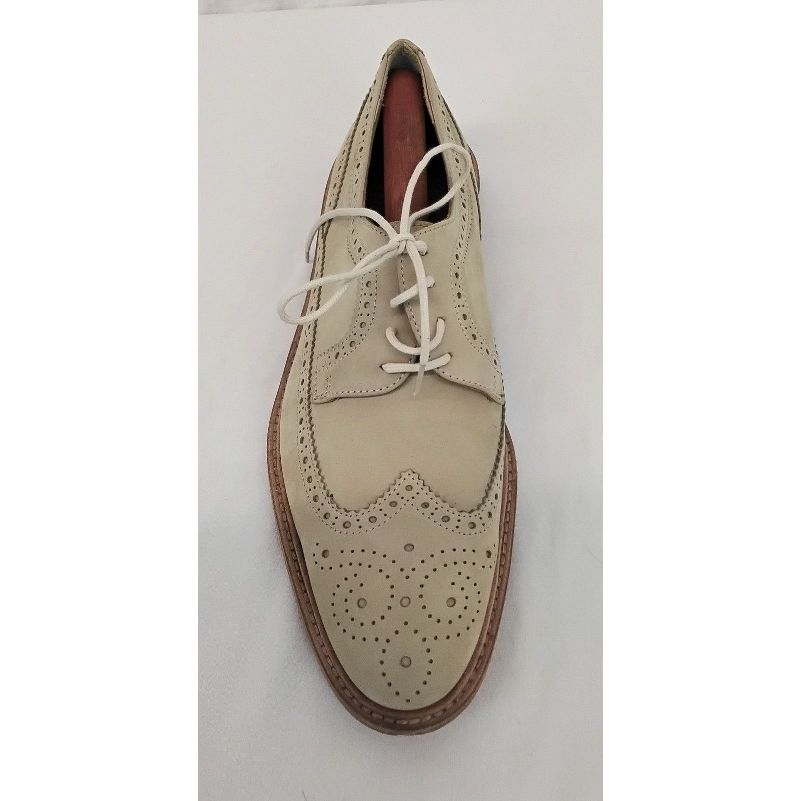 Nordstrom John W. Nordstrom Lucas Dress Shoes Men's Size 9M Sand Suede Size US 9 / EU 42 - 20 Thumbnail