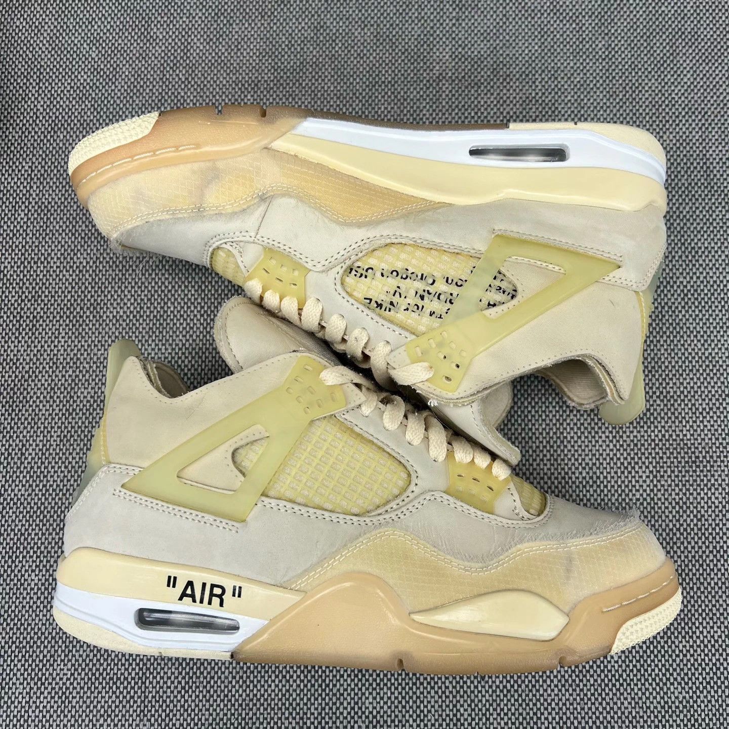 Nike OW x Air Jordan 4 White Sail 42 with box Size US 10 / EU 43 - 3 Thumbnail