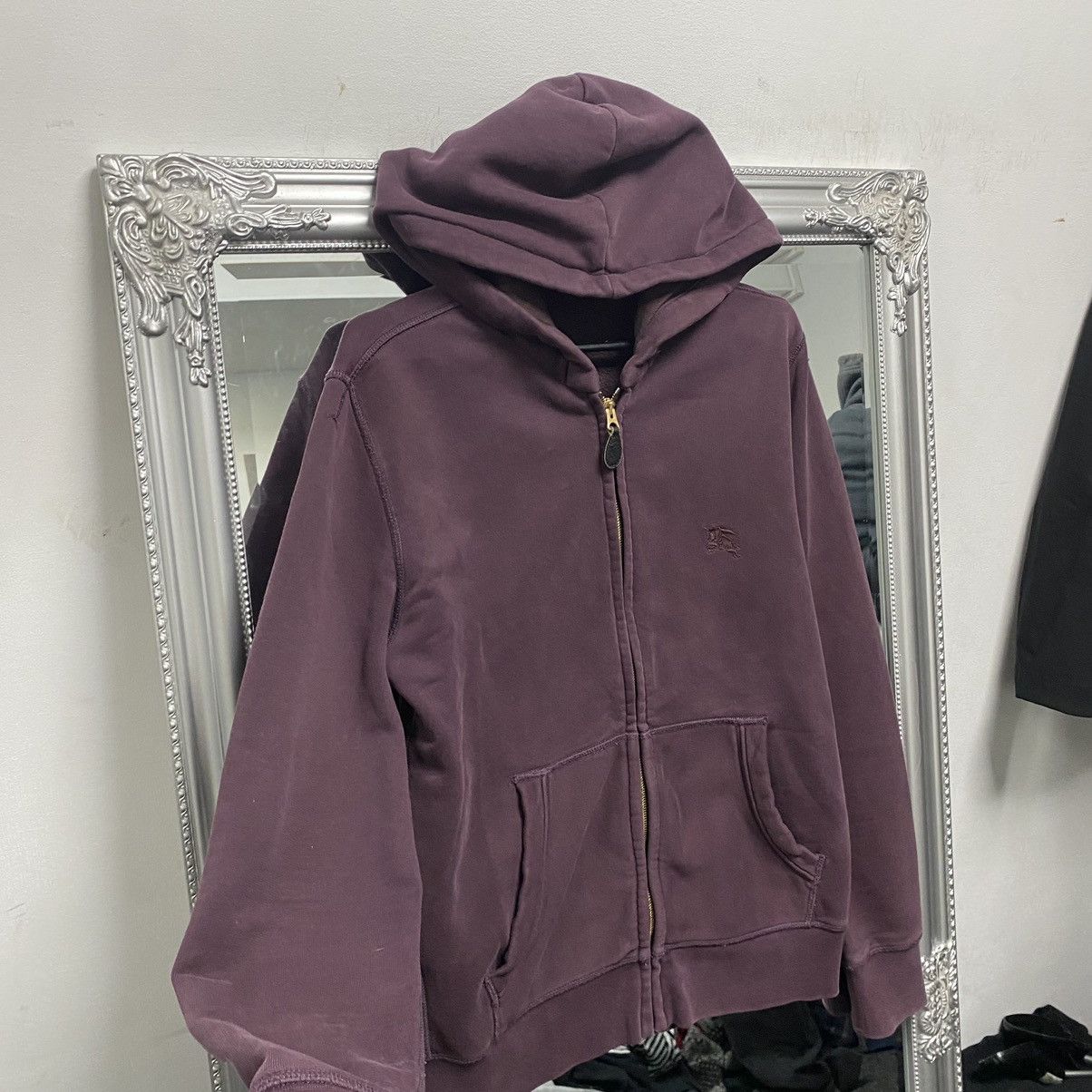 Burberry Vintage Burberry zip hoodie Size US S / EU 44-46 / 1 - 4 Thumbnail