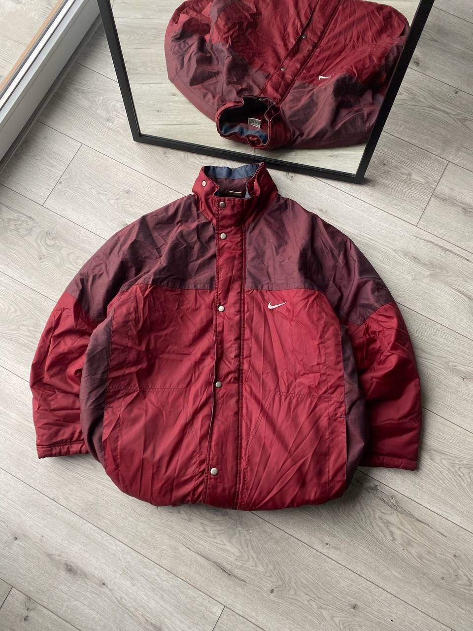 Nike Vintage 90's Nike Down Winter Shoosh Puffer Jacket M Size US M / EU 48-50 / 2 - 2 Thumbnail