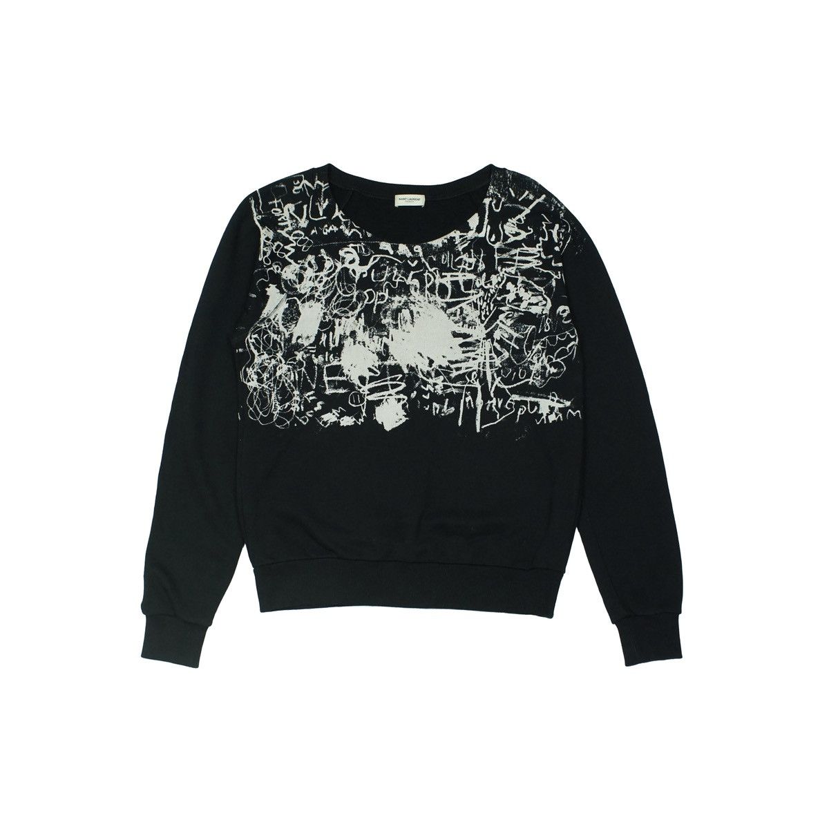 Saint Laurent Paris *NoTariff Saint Laurent Abstract Print Sweatshirt Size S / US 4 / IT 40 - 2 Thumbnail