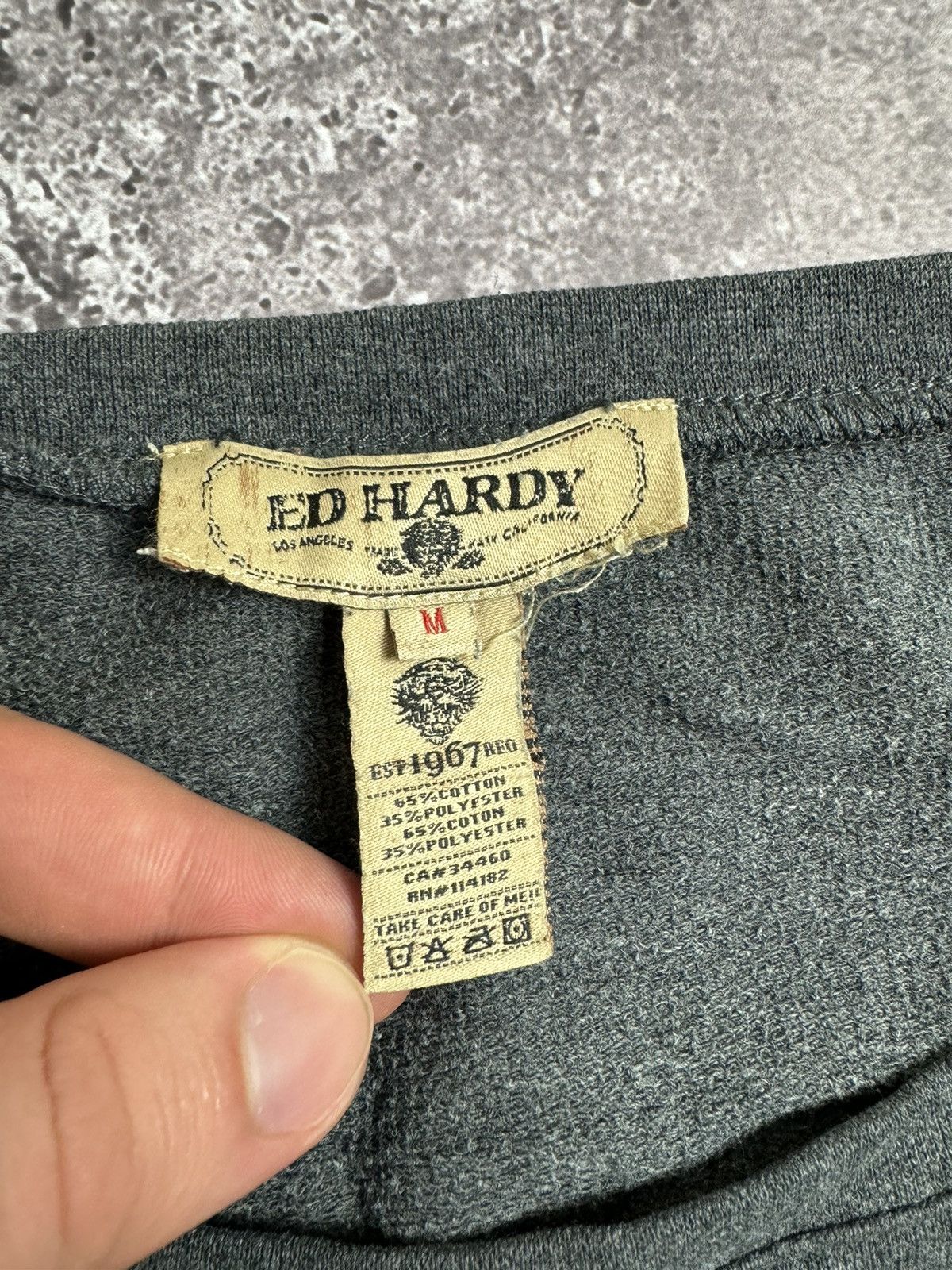 Christian Audigier × Ed Hardy × Vintage Ed Hardy by Christian Audigier Sweater Vintage Size US M / EU 48-50 / 2 - 4 Thumbnail