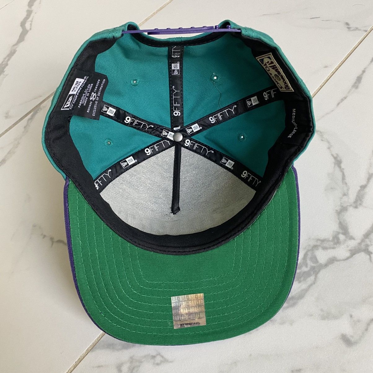 New Era Retro 90s Charlotte Hornets New Era SnapBack Hat Cap Size ONE SIZE - 5 Thumbnail