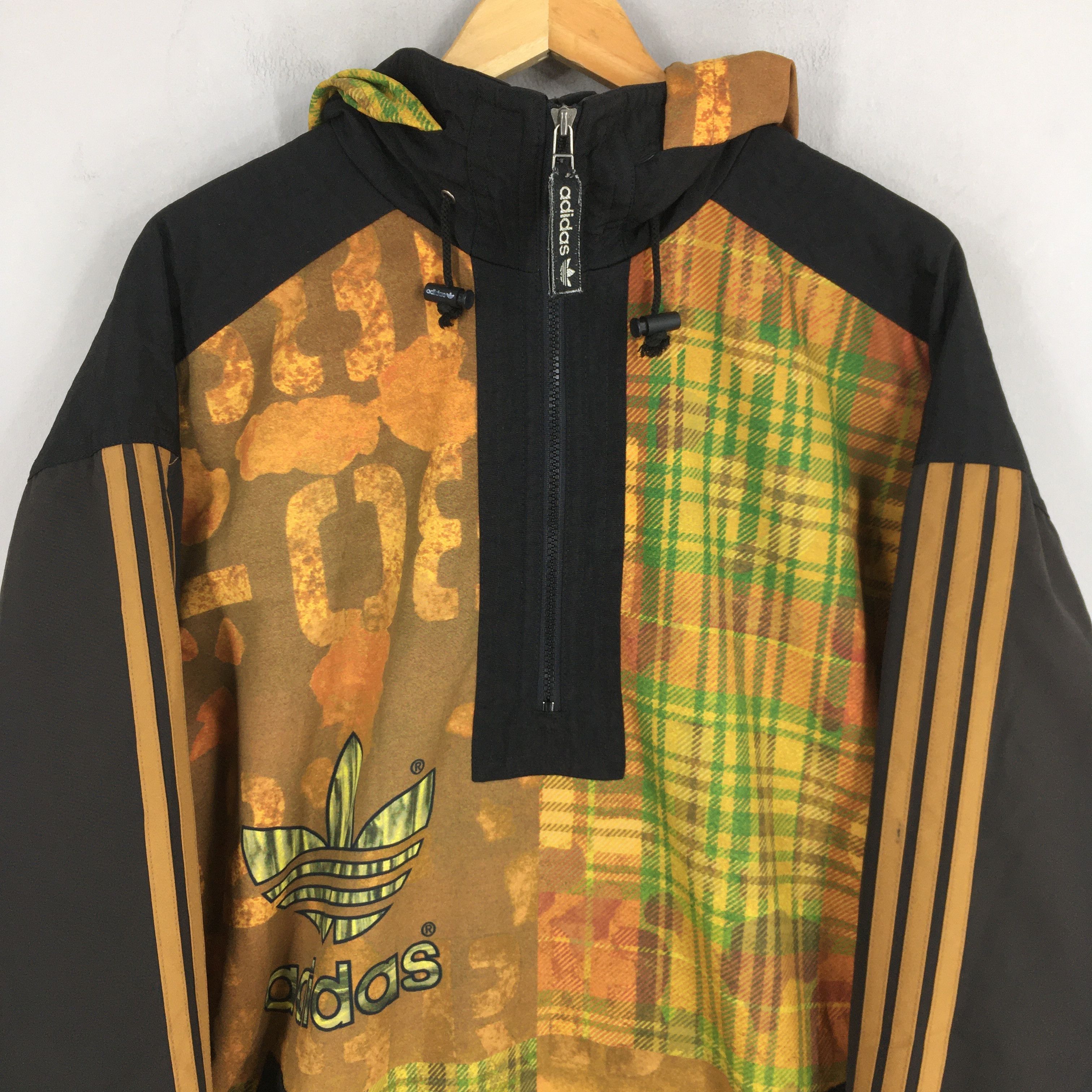 Adidas Vintage Adidas Trefoil Logo Pullover Hoodie Jacket XLarge Size US XL / EU 56 / 4 - 2 Thumbnail