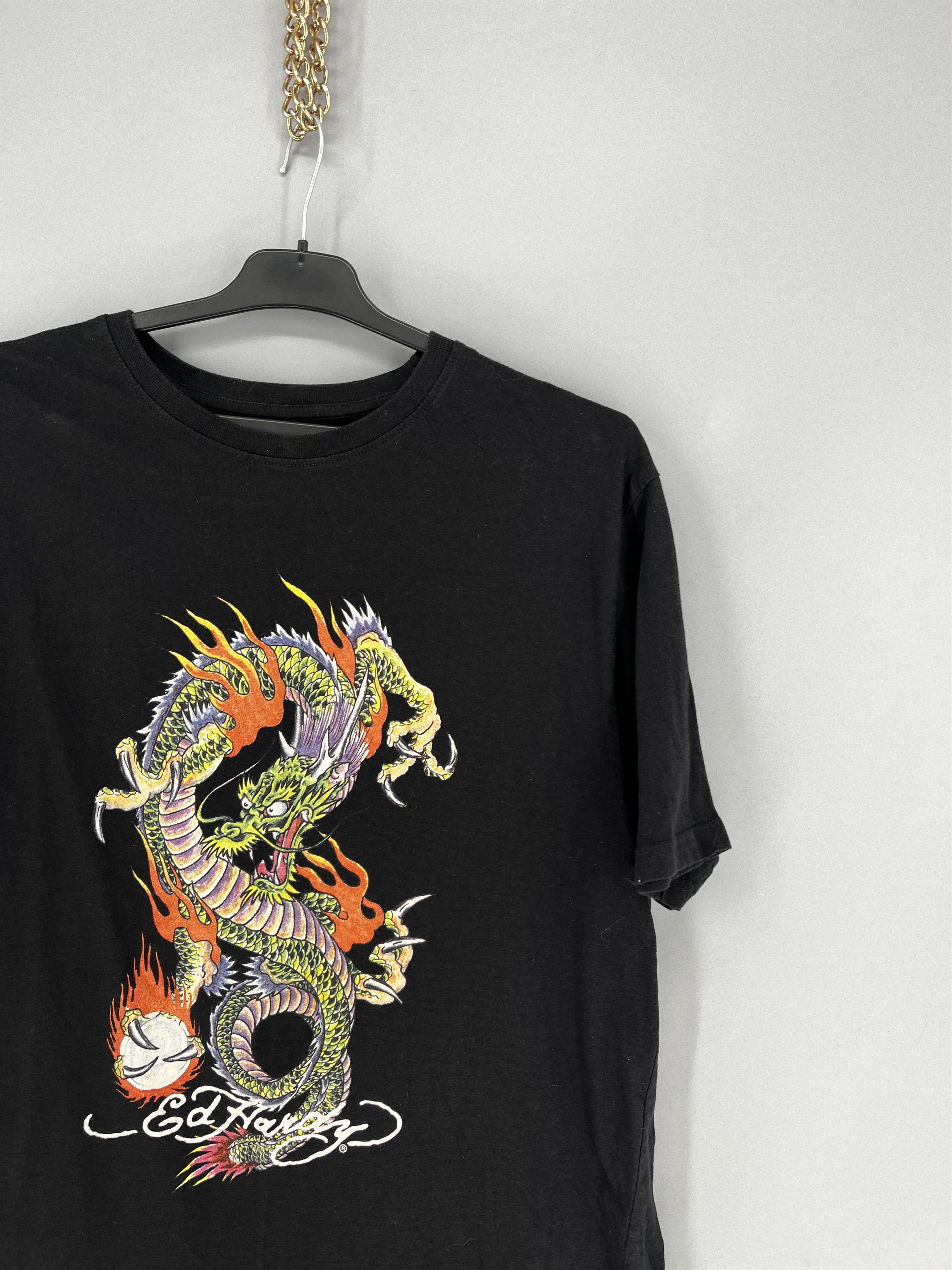 Ed Hardy Vintage Ed Hardy Dragon Graphic Tee Y2K 00s Alternative Size US XL / EU 56 / 4 - 5 Thumbnail