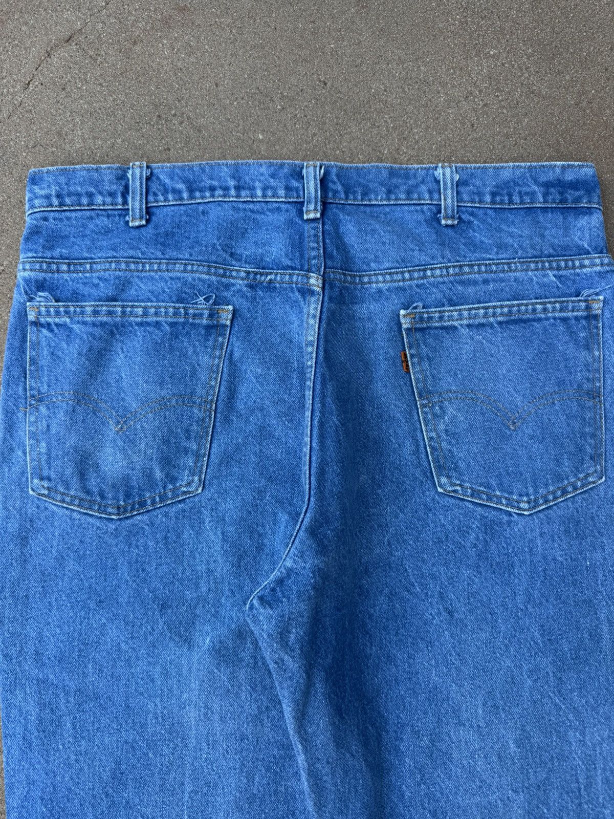 Levi's Vtg 70’s Levi’s 646 Orange Tab Bellbottom Flare Jeans 38x29 Size US 38 / EU 54 - 6 Thumbnail