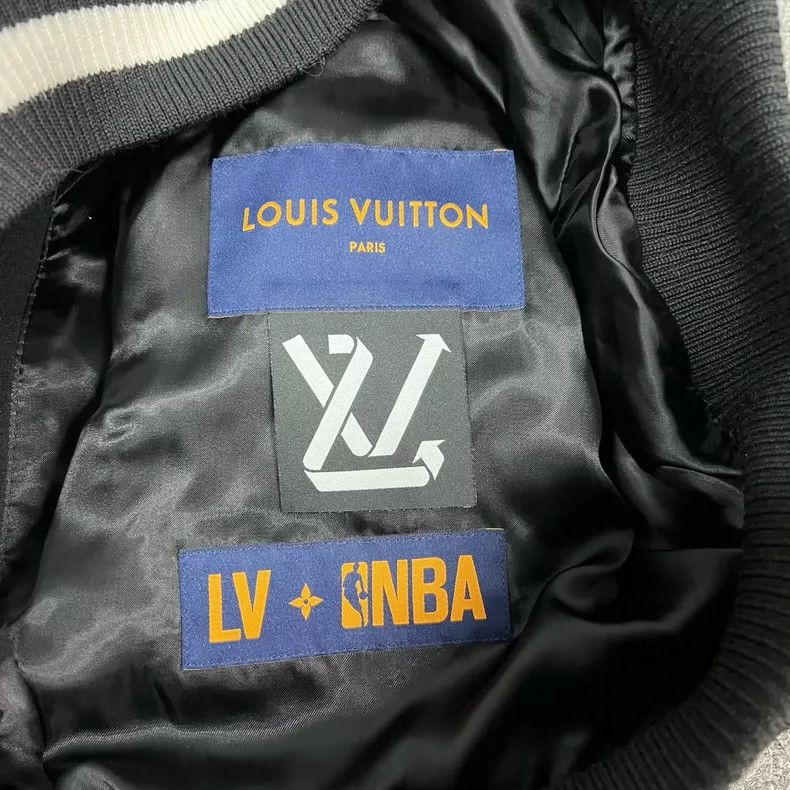 Louis Vuitton Louis Vuitton Leather Sleeve Baseball Jacket 2505-Nextarrow Size US L / EU 52-54 / 3 - 7 Thumbnail