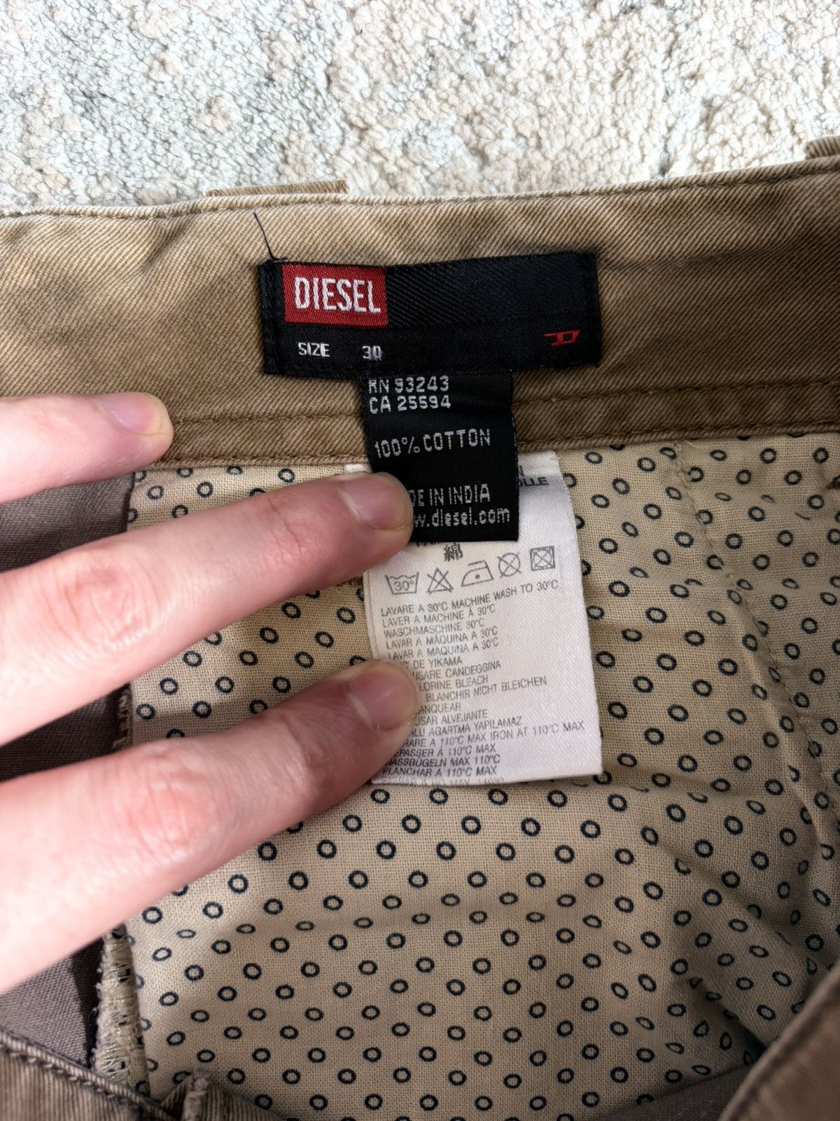Diesel Bootcut Laceup Leg Bootcut Pants Size US 30 / EU 46 - 13 Thumbnail