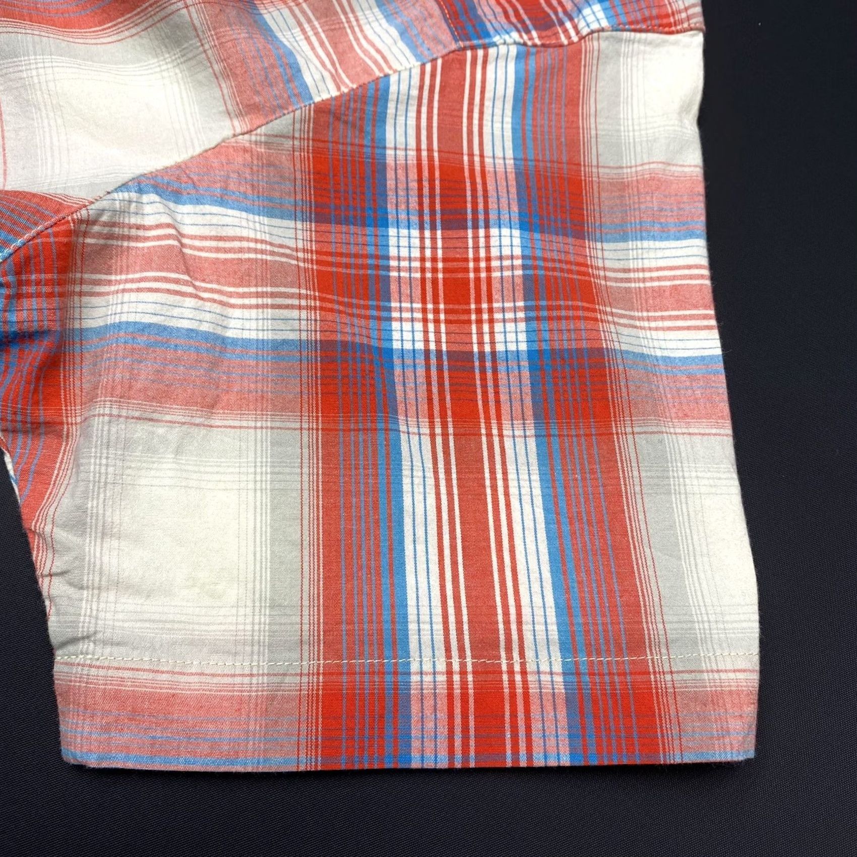 Vintage Columbia Shirt Regular Red Plaid Button-Up Short Sleeve Mens Adult Large Size US L / EU 52-54 / 3 - 8 Thumbnail