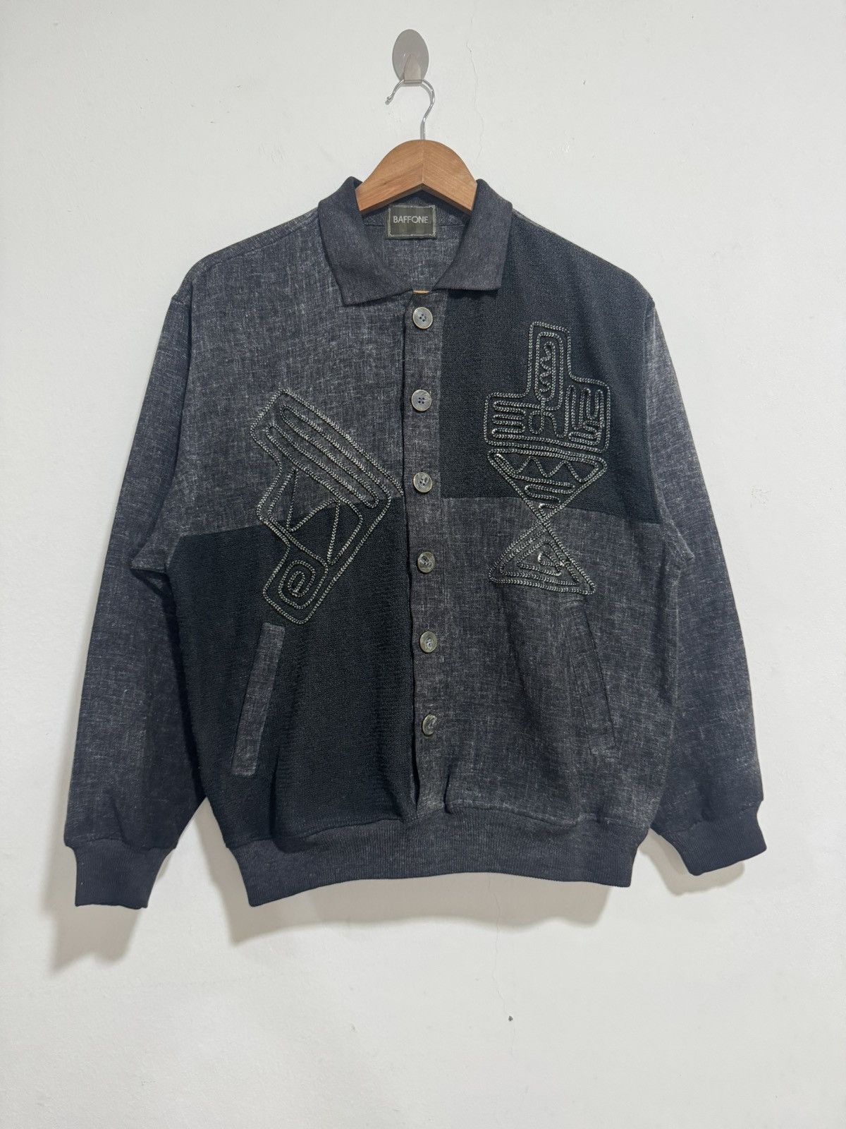 Japanese Brand × Vintage Vintage Baffone Nice Design Button up Jacket Size US M / EU 48-50 / 2 - 1 Thumbnail