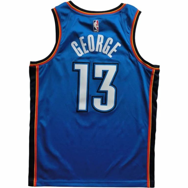 Nike Oklahoma City Thunder Paul George Nike Icon NBA jersey M Size US M / EU 48-50 / 2 - 2 Thumbnail