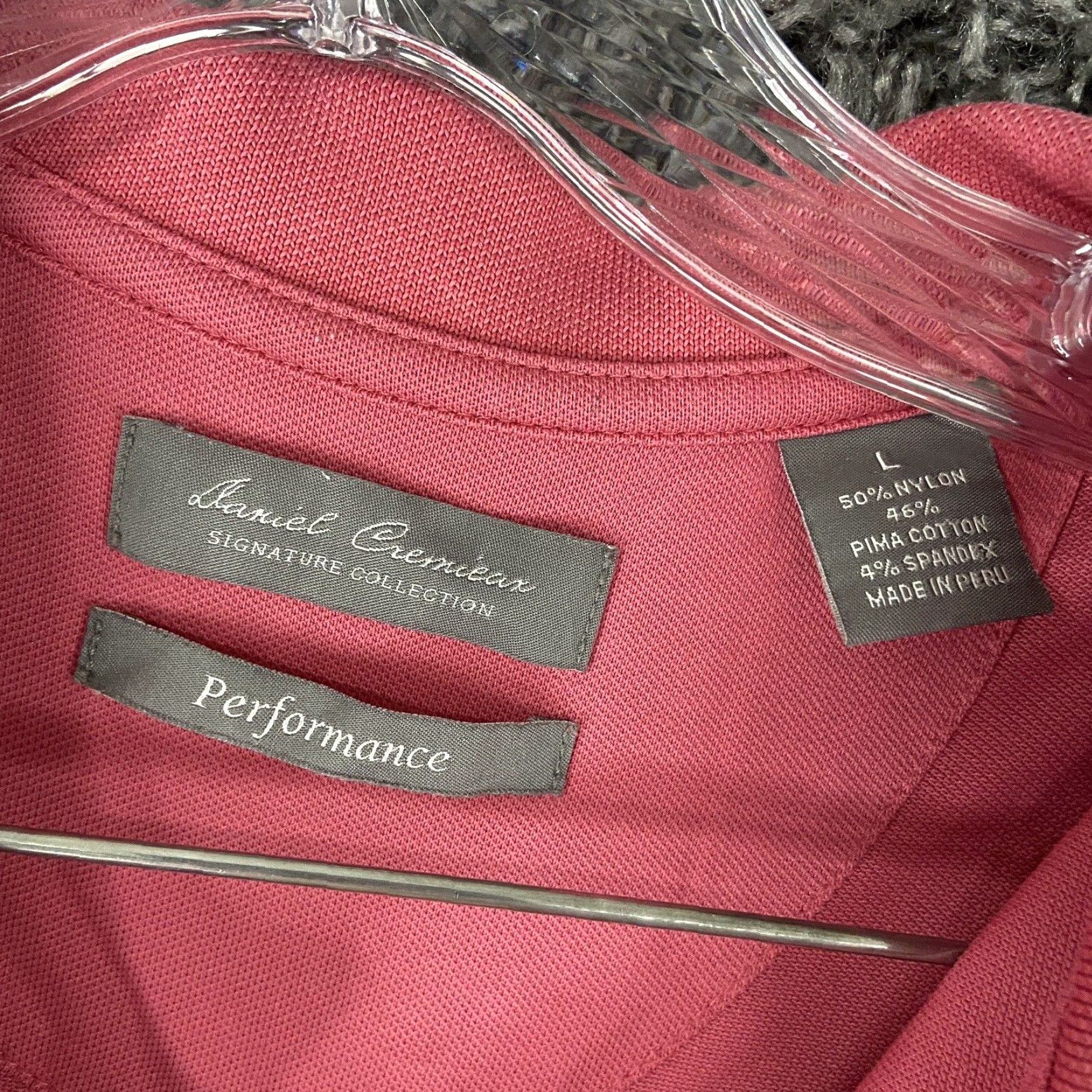 Cremieux Daniel Cremieux Performance Polo Pink Mens Large Size US L / EU 52-54 / 3 - 6 Thumbnail