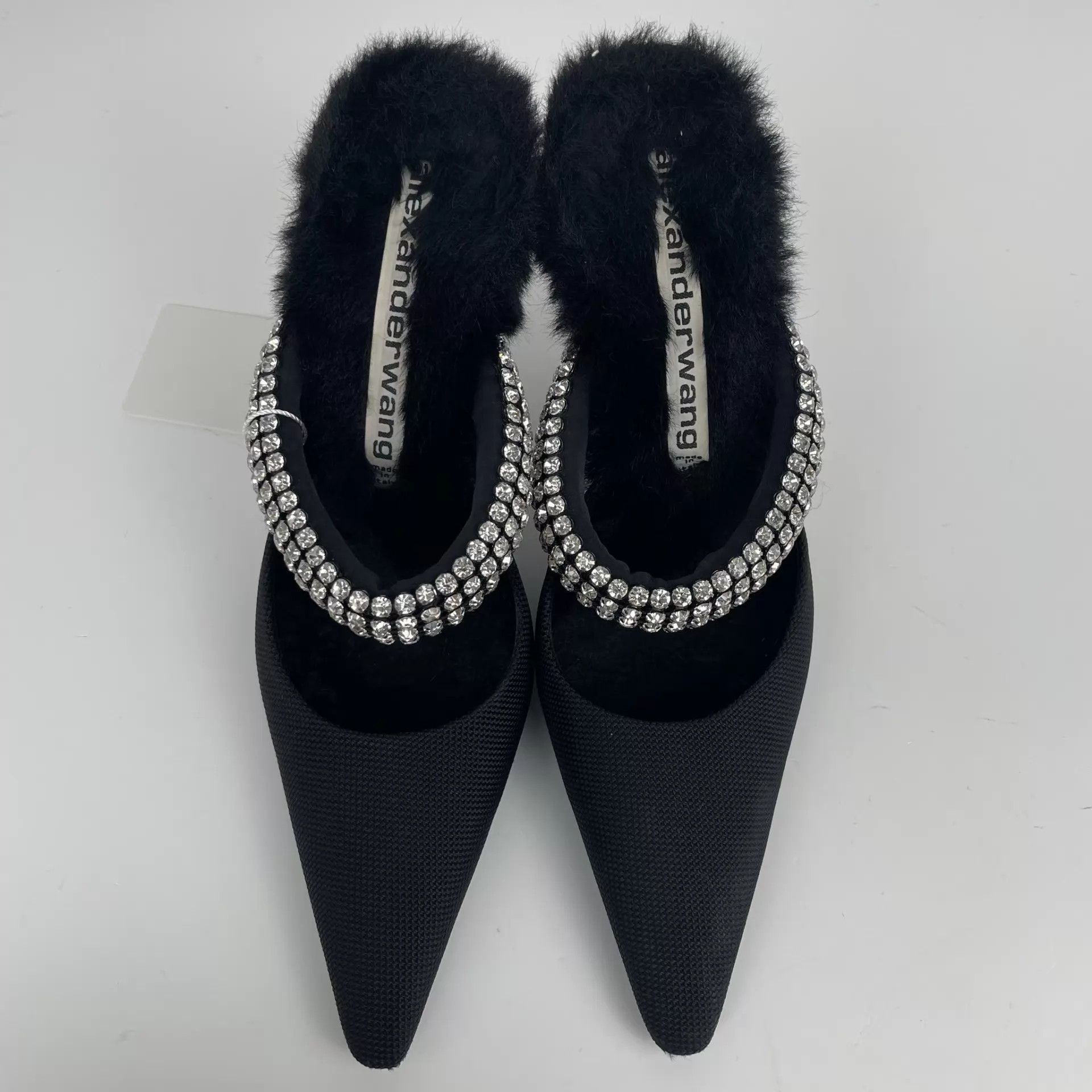 Alexander Wang Alexander Wang Pointed Toe Fur Heels Black 37 Size US 6.5 / IT 36.5 - 1 Thumbnail