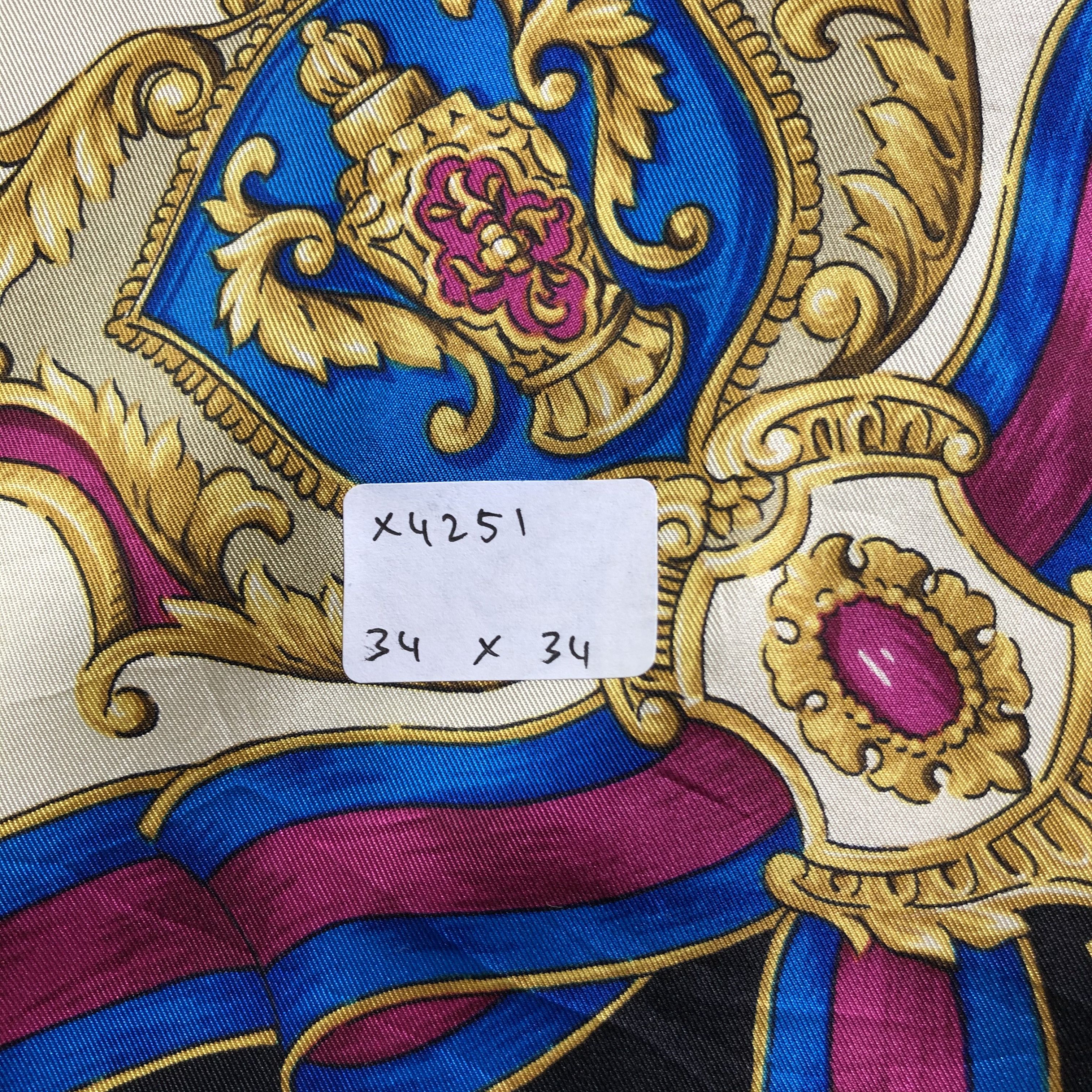 Vintage Vintage Silk Scarf Size ONE SIZE - 8 Thumbnail